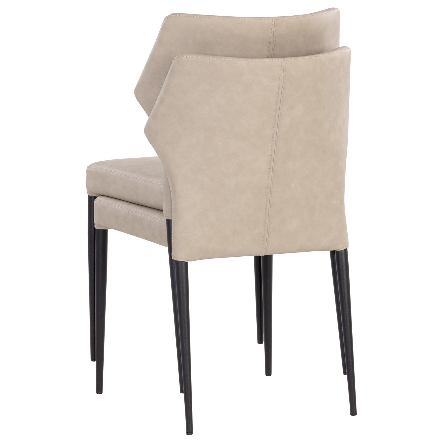 Sunpan James Stackable Dining Chair Set of 2