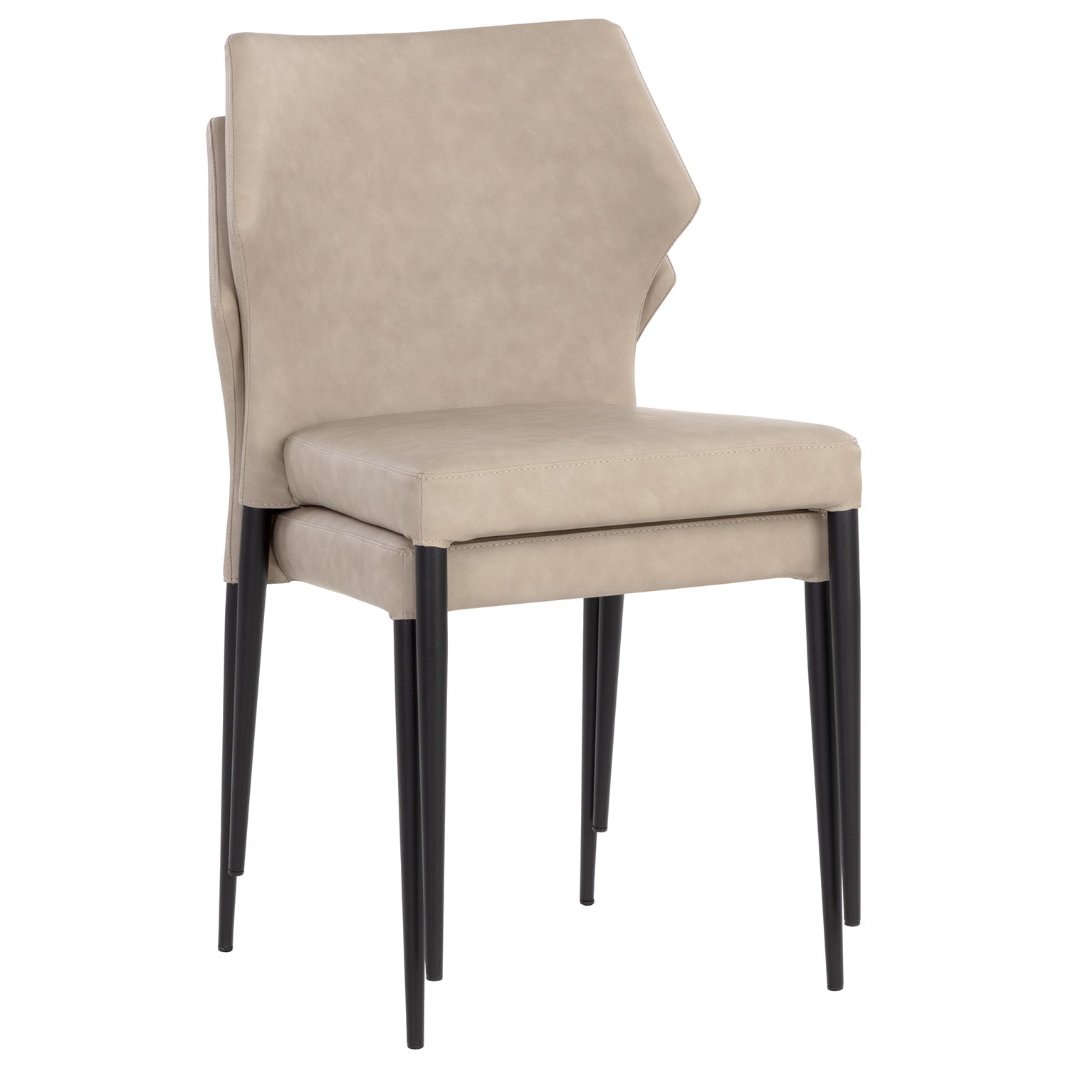 Sunpan James Stackable Dining Chair Set of 2