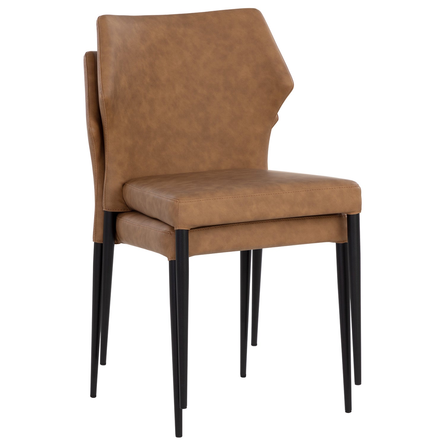 Sunpan James Stackable Dining Chair Set of 2
