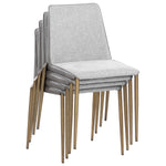 Sunpan Renee Stackable Dining Chair Set of 2