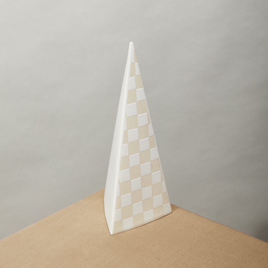 Checker Tree Figurine