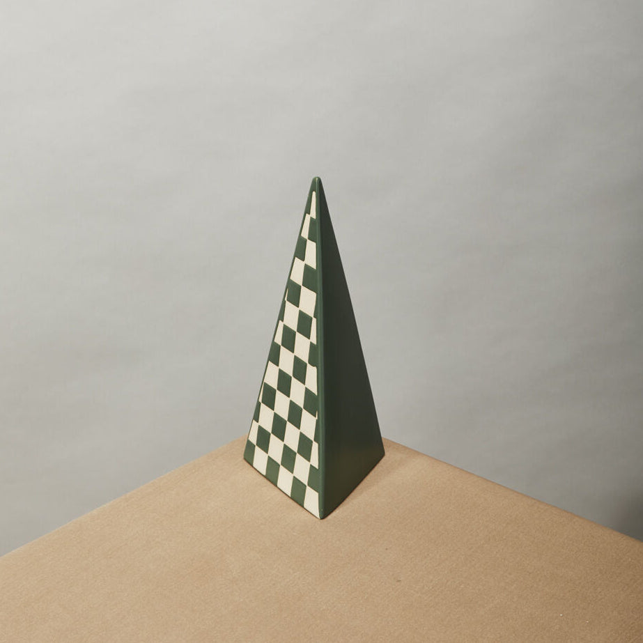 Checker Tree Figurine