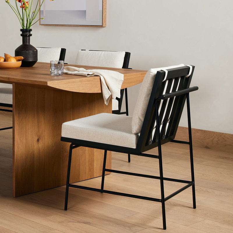 Four Hands Crete Dining Chair Set of 2 Paynes Gray