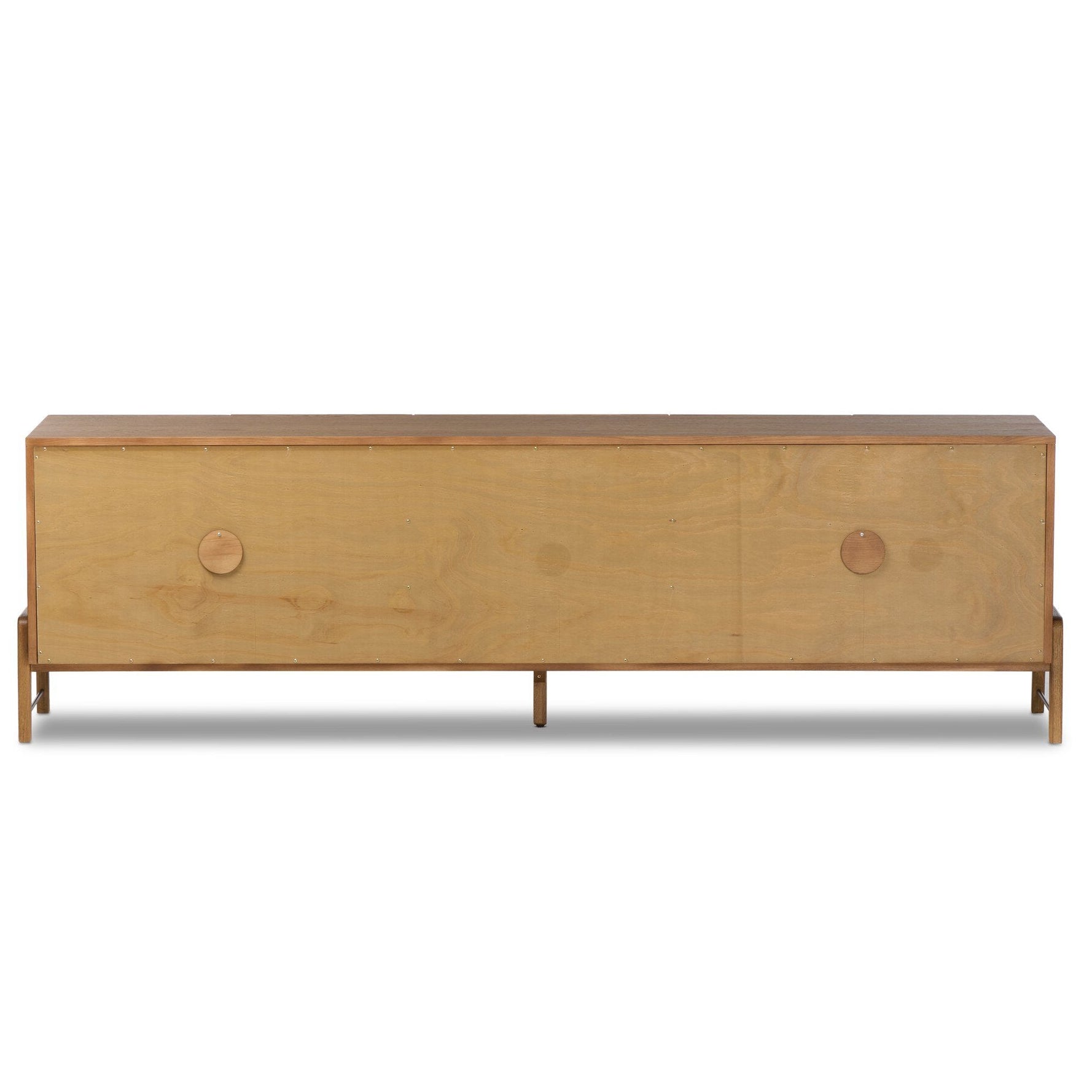Four Hands Rosedale Chaps Ebony Media Console - back view