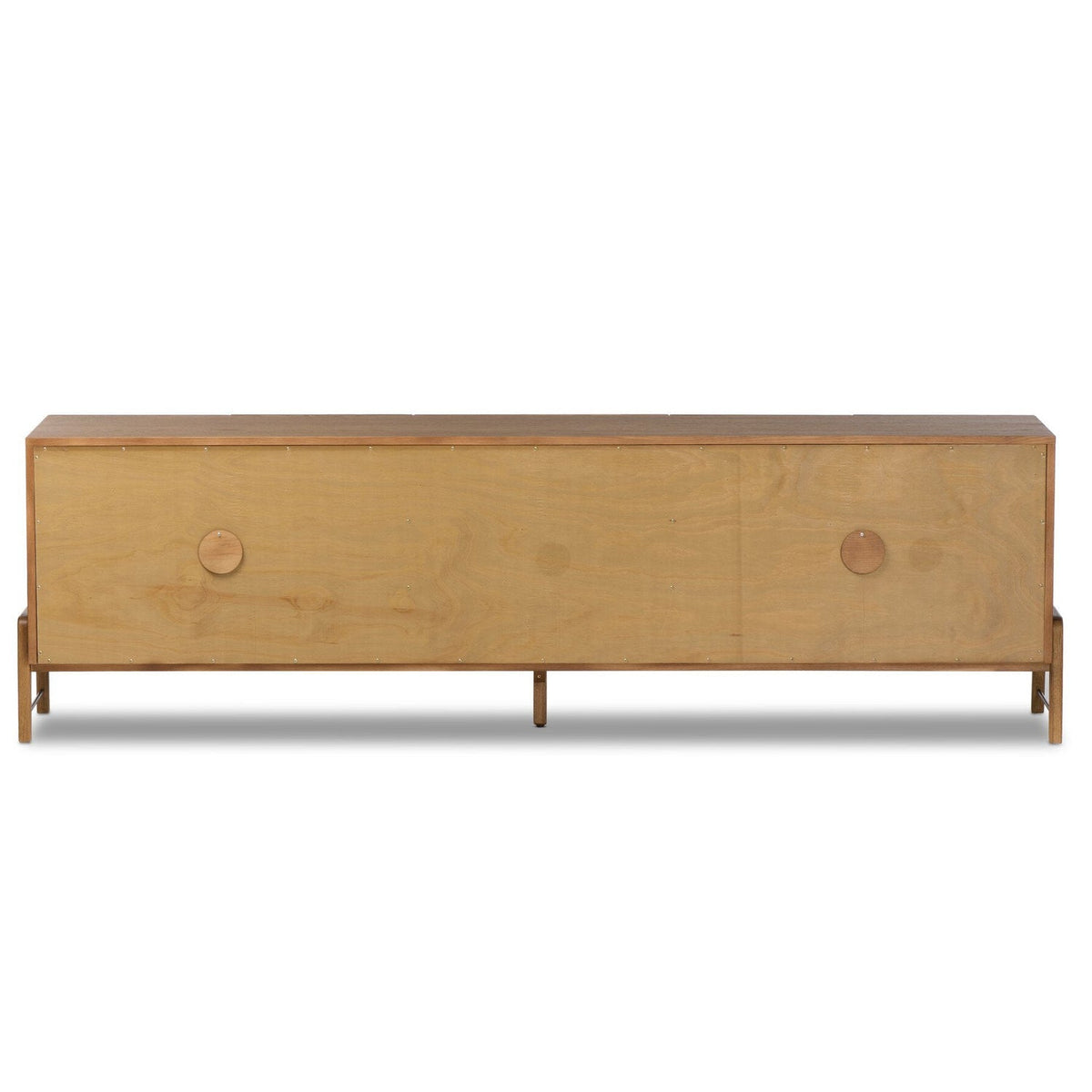 Four Hands Rosedale Chaps Ebony Media Console - back view