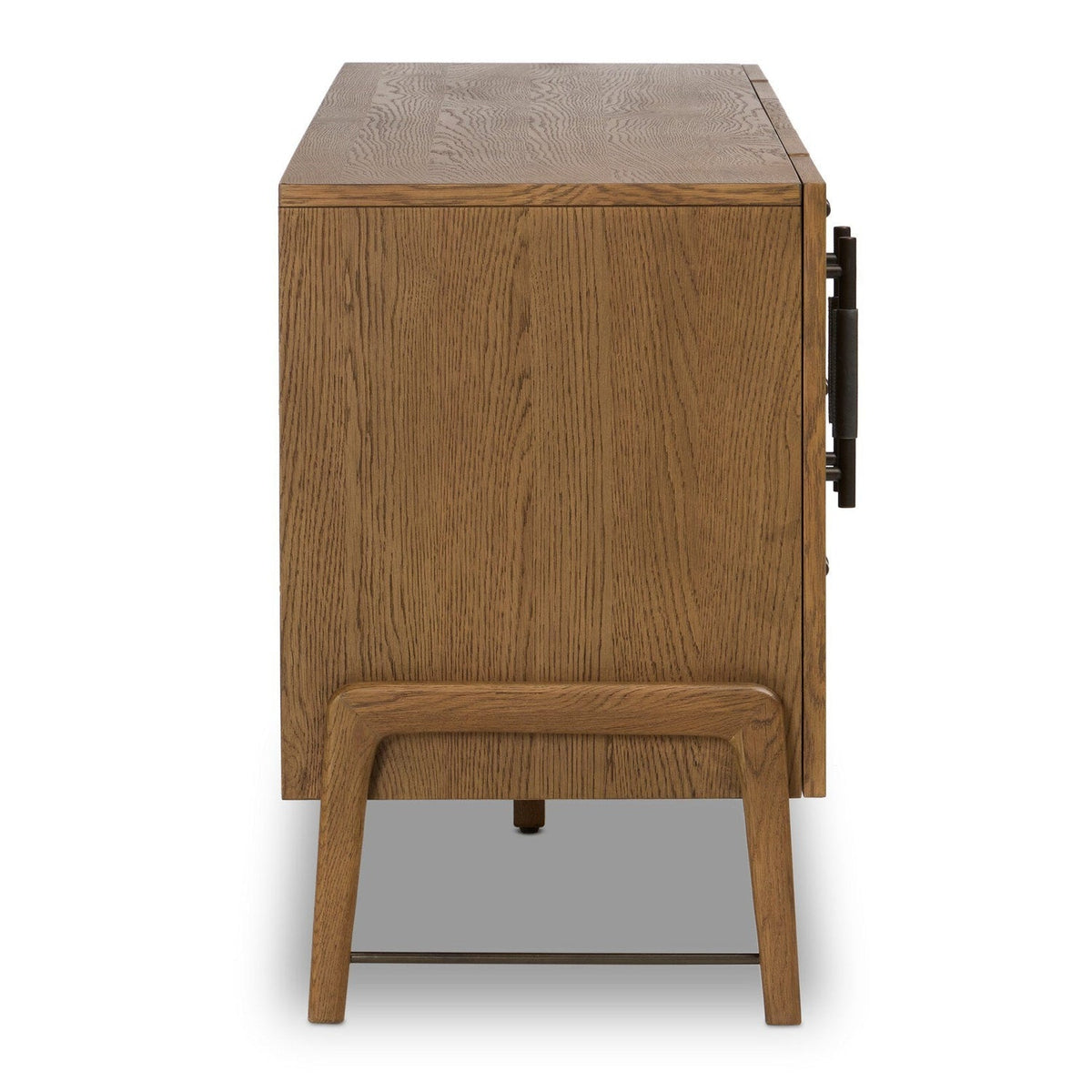 Four Hands Rosedale Chaps Ebony Media Console - side view