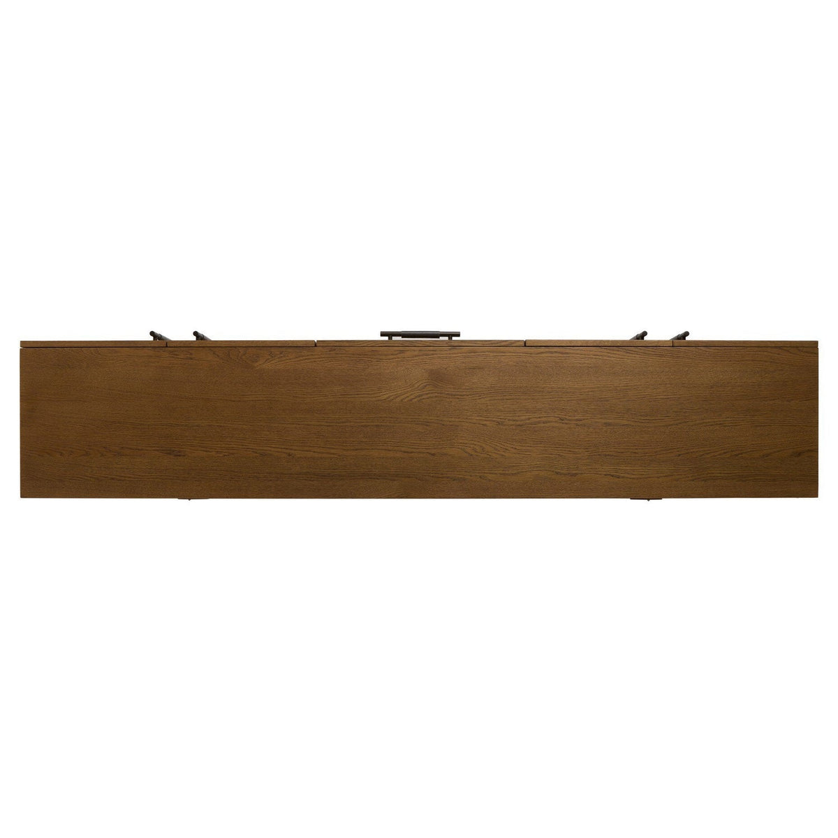Four Hands Rosedale Chaps Ebony Media Console - top-down view