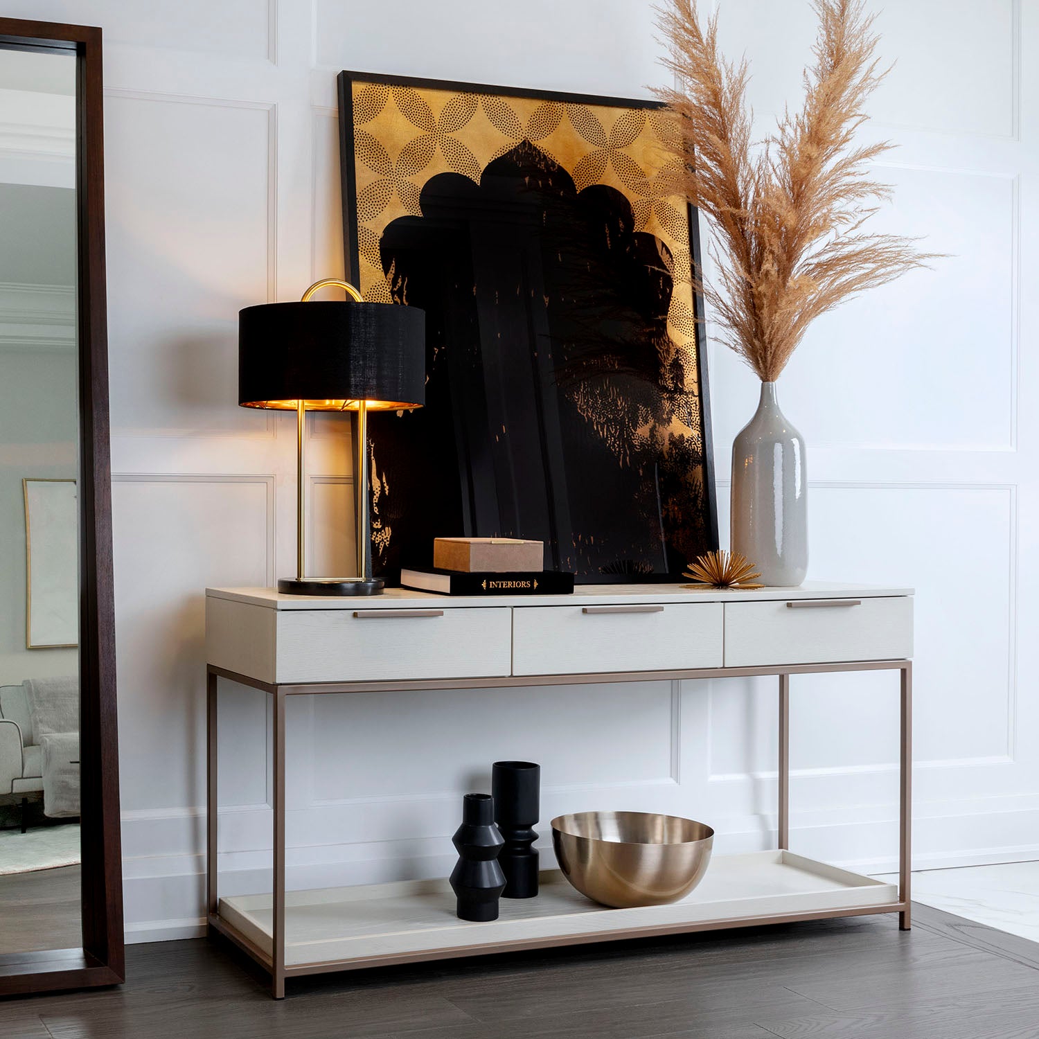 Sunpan Rebel Drawer Console Table