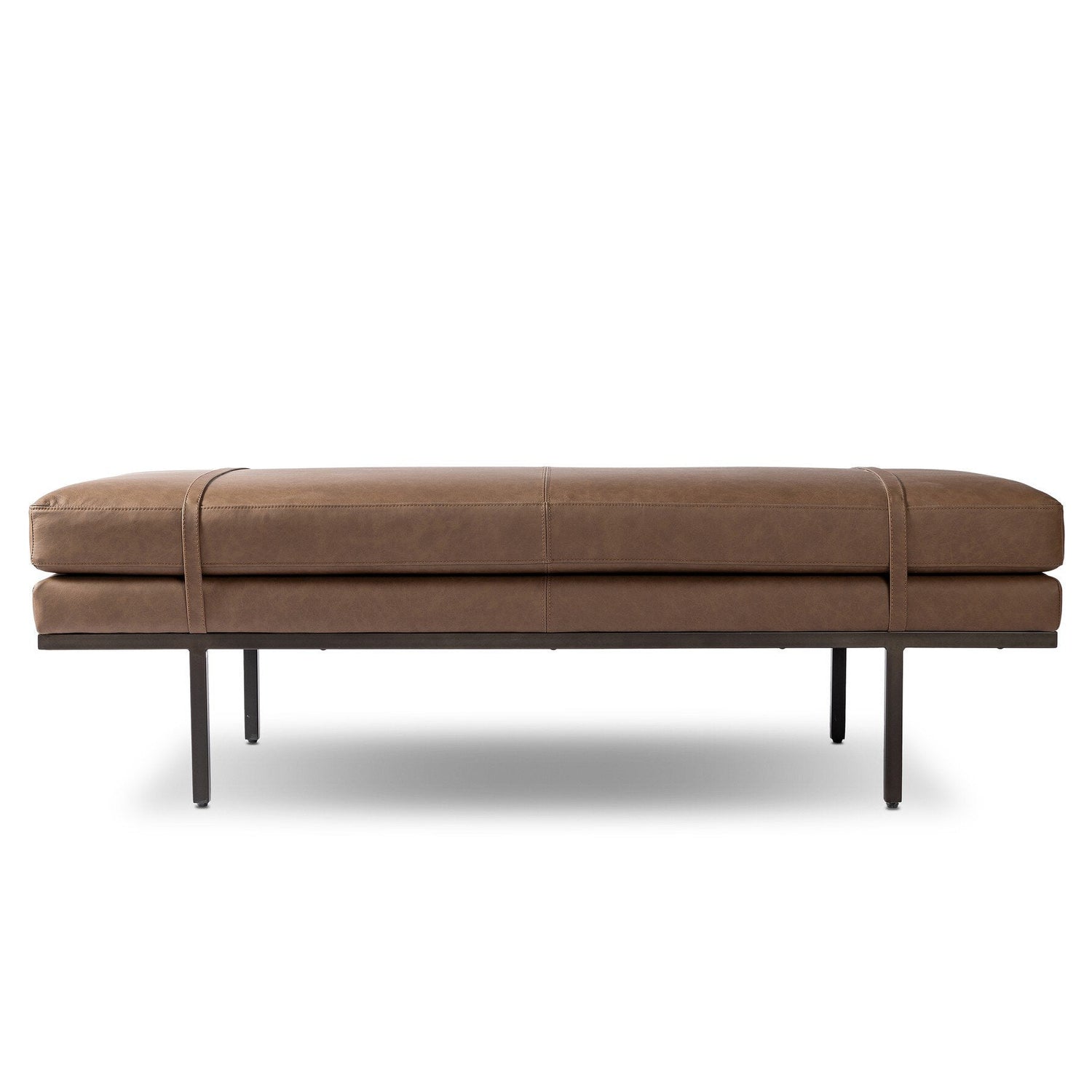 Four Hands Harris Maestro Cigar Accent Bench front view