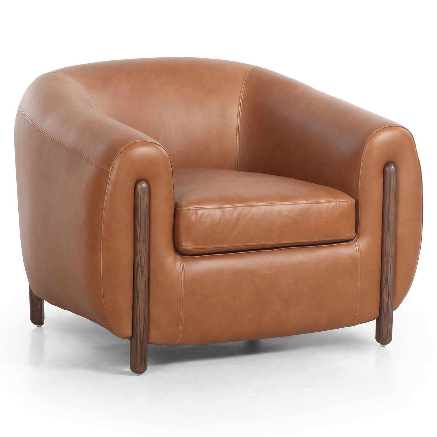 Four Hands Leather Lyla Chair