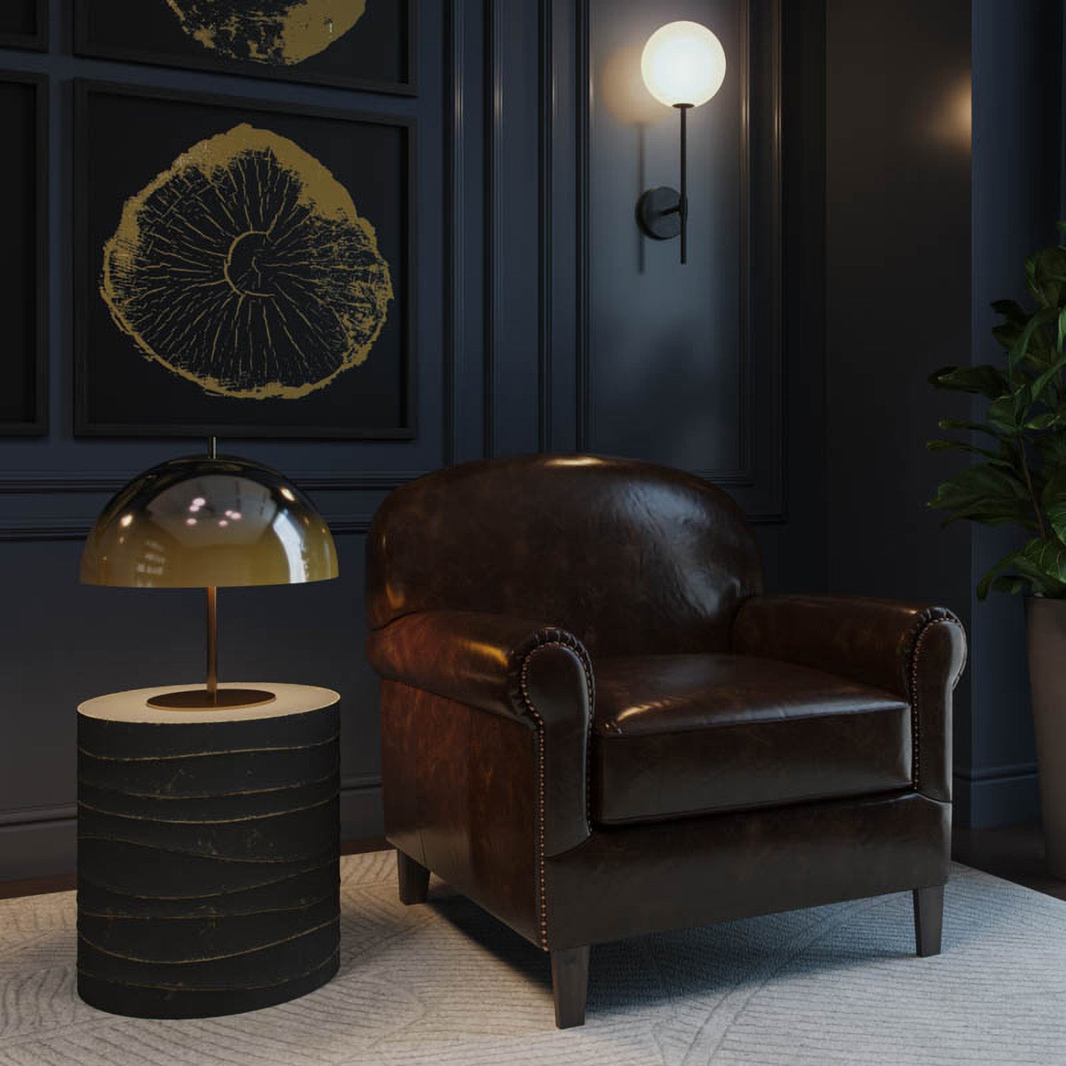 Sunpan Bastoni Lounge Chair