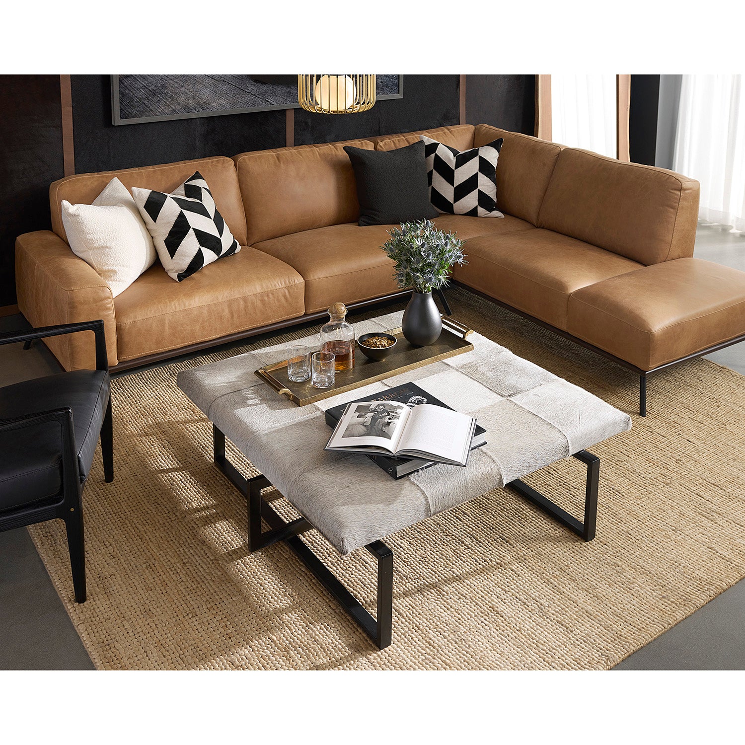 Sunpan Brandi Chaise Sofa
