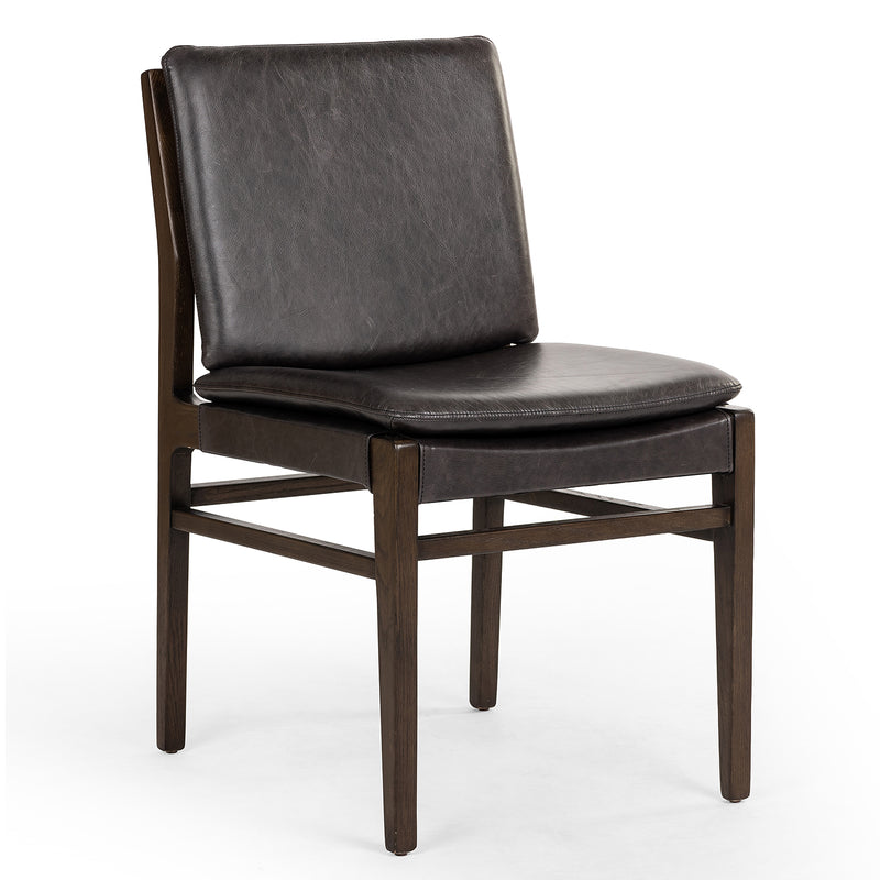 Four Hands Aya Leather Dining Chair Set of 2
