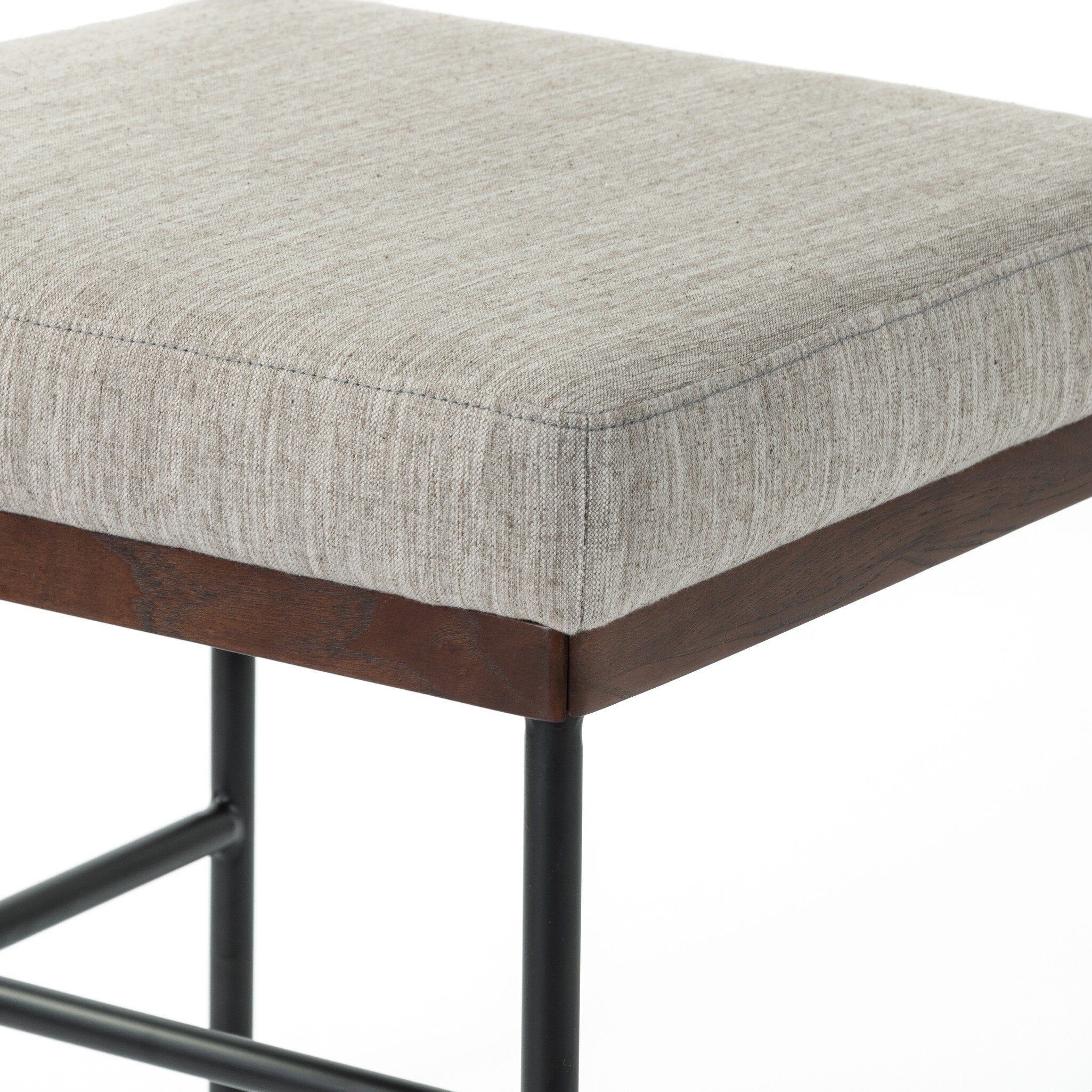 Four Hands Benton Savile Flannel Dining Chair detail view