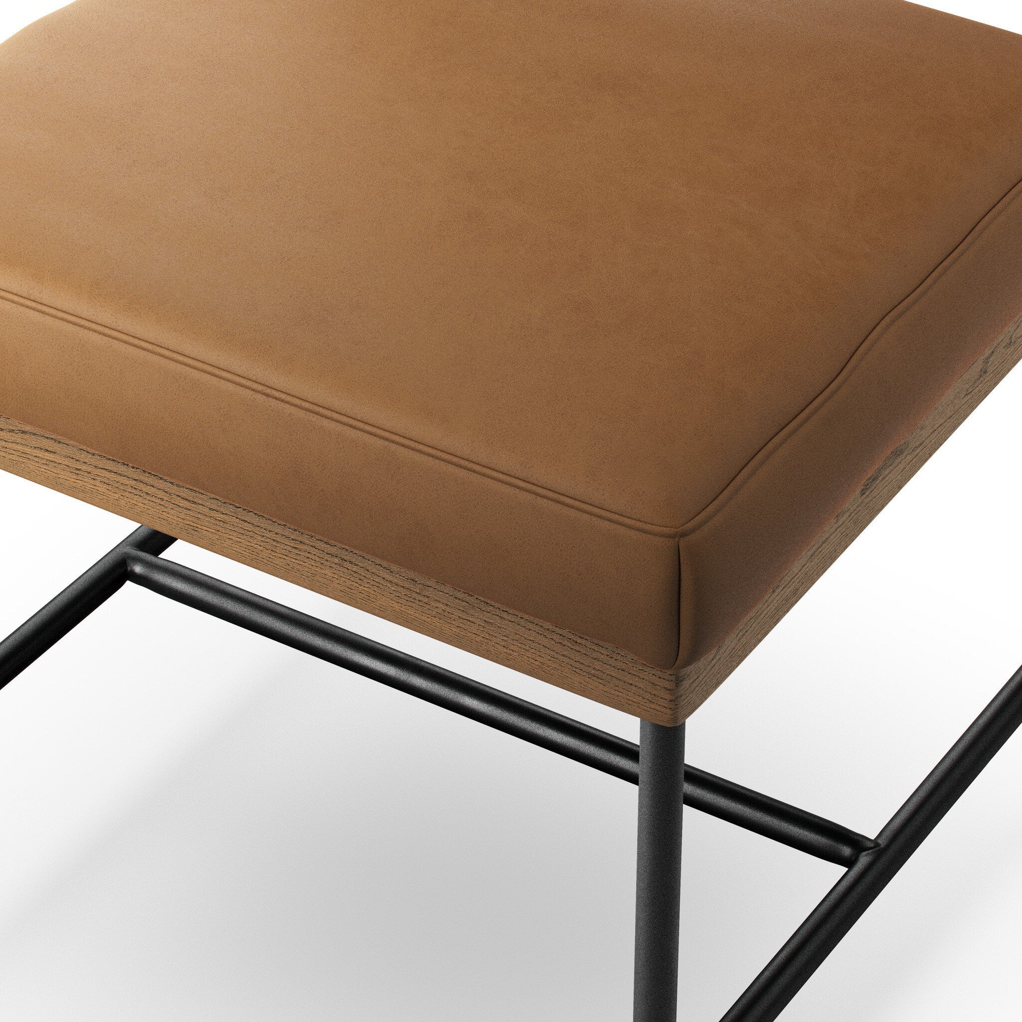 Four Hands Benton Maestro Camel Dining Chair detail view