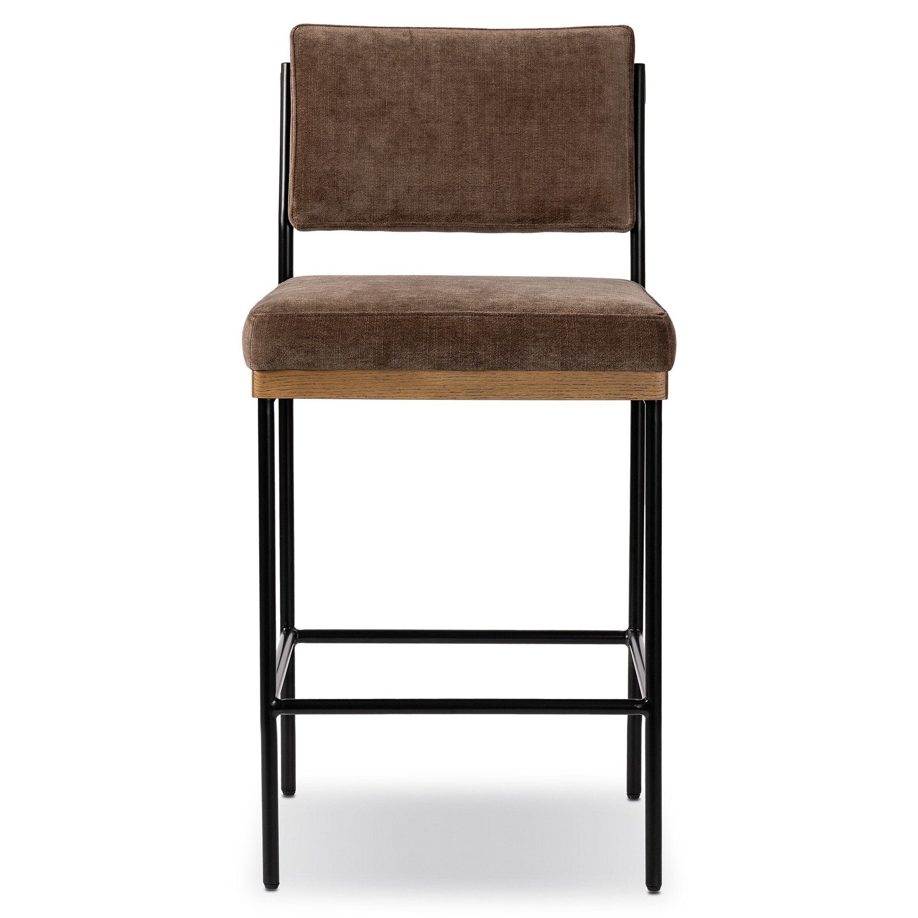 Four Hands Benton Altair Mushroom Counter Stool front view