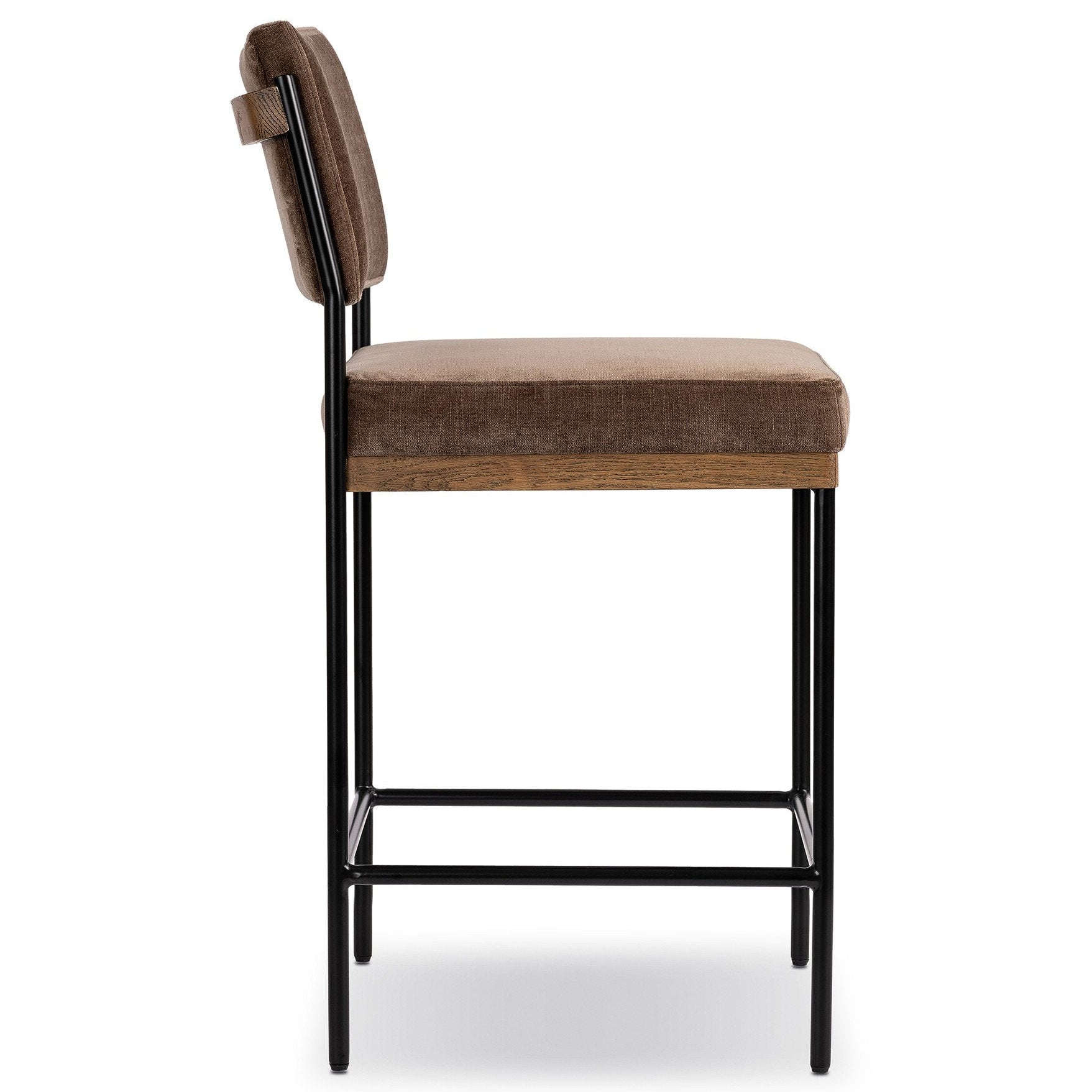 Four Hands Benton Altair Mushroom Counter Stool side view