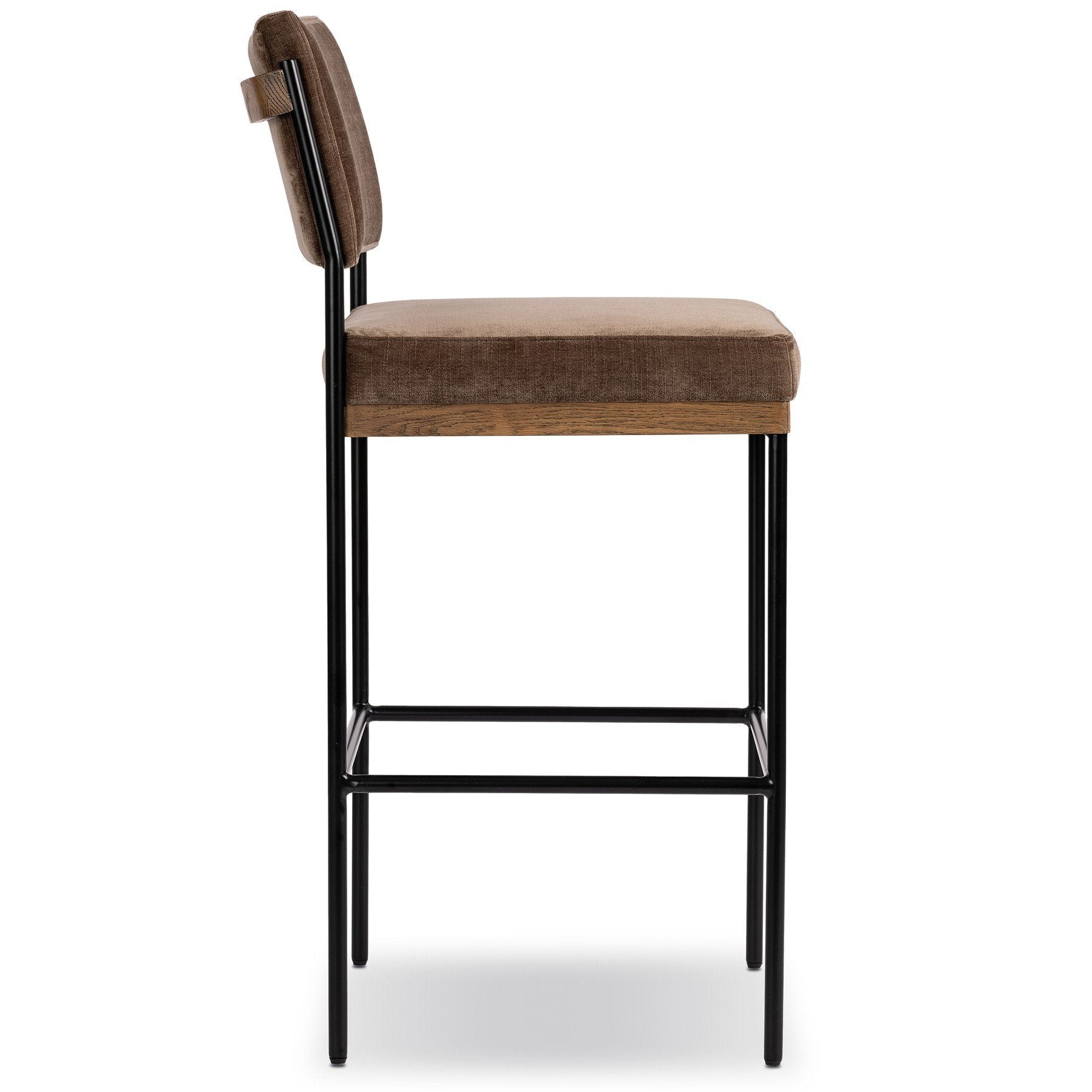 Four Hands Benton Altair Mushroom Bar Stool side view