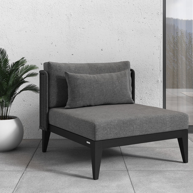 Sunpan Ibiza Outdoor Armless Chair - Final Sale