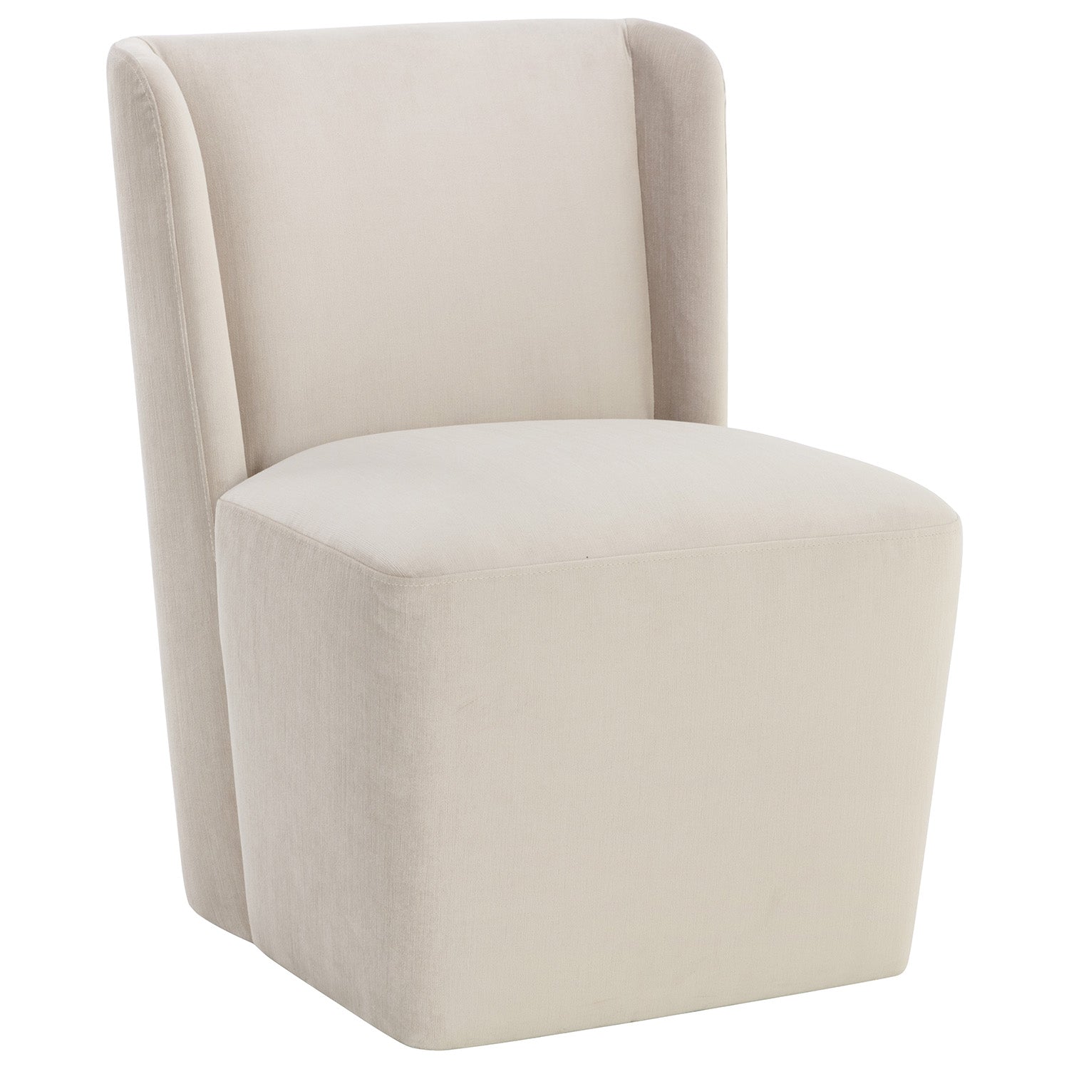 Sunpan Amita Wheeled Dining Chair Set of 2