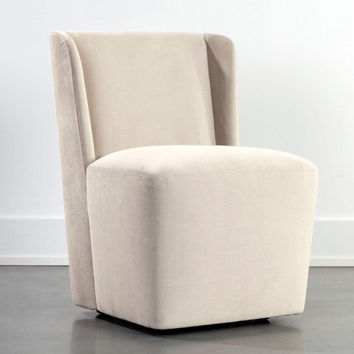 Sunpan Amita Wheeled Dining Chair Set of 2