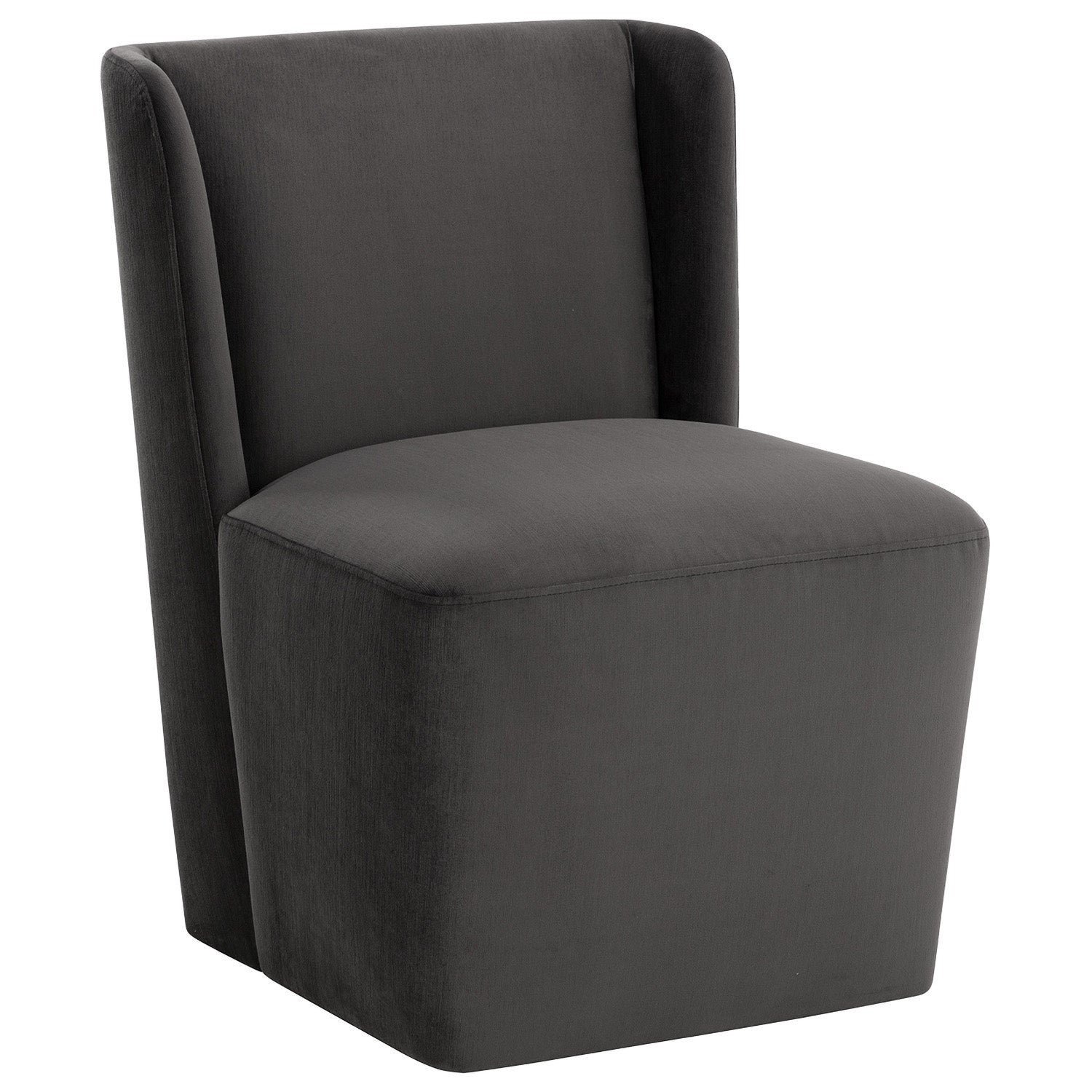 Sunpan Amita Wheeled Dining Chair Set of 2