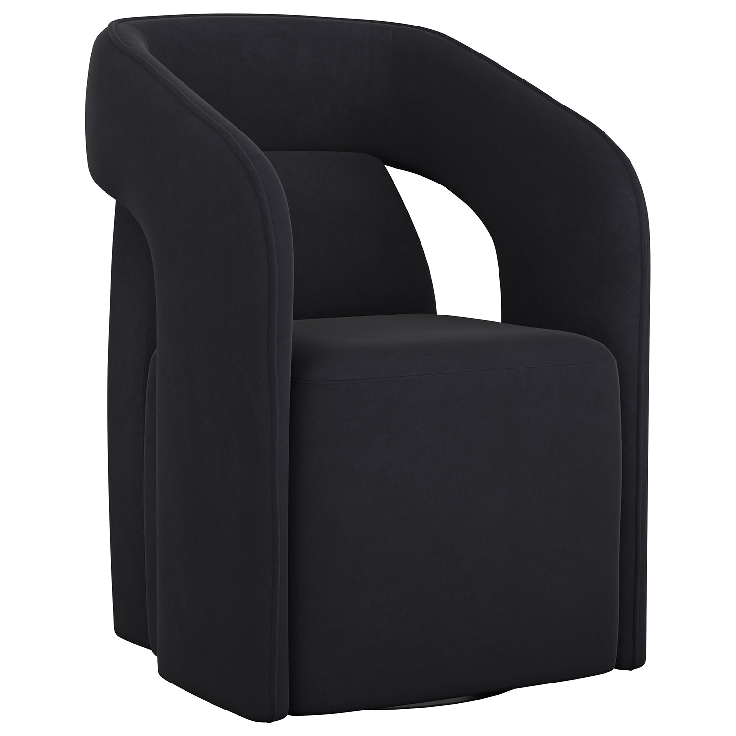 Sunpan Kendrick Wheeled Dining Armchair Set of 2