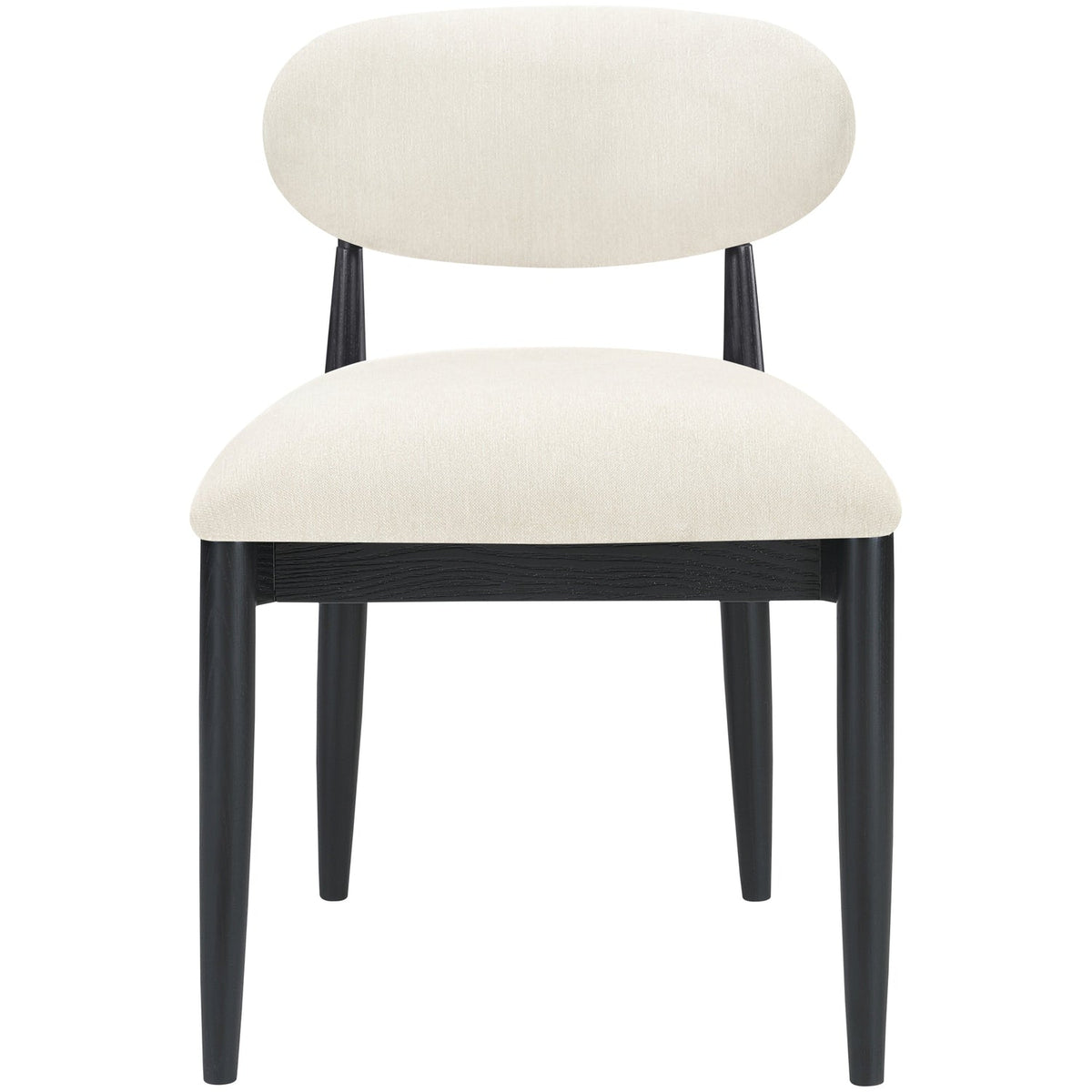 Riccio Beige Performance Fabric Upholstered Dining Side Chair Set of 2