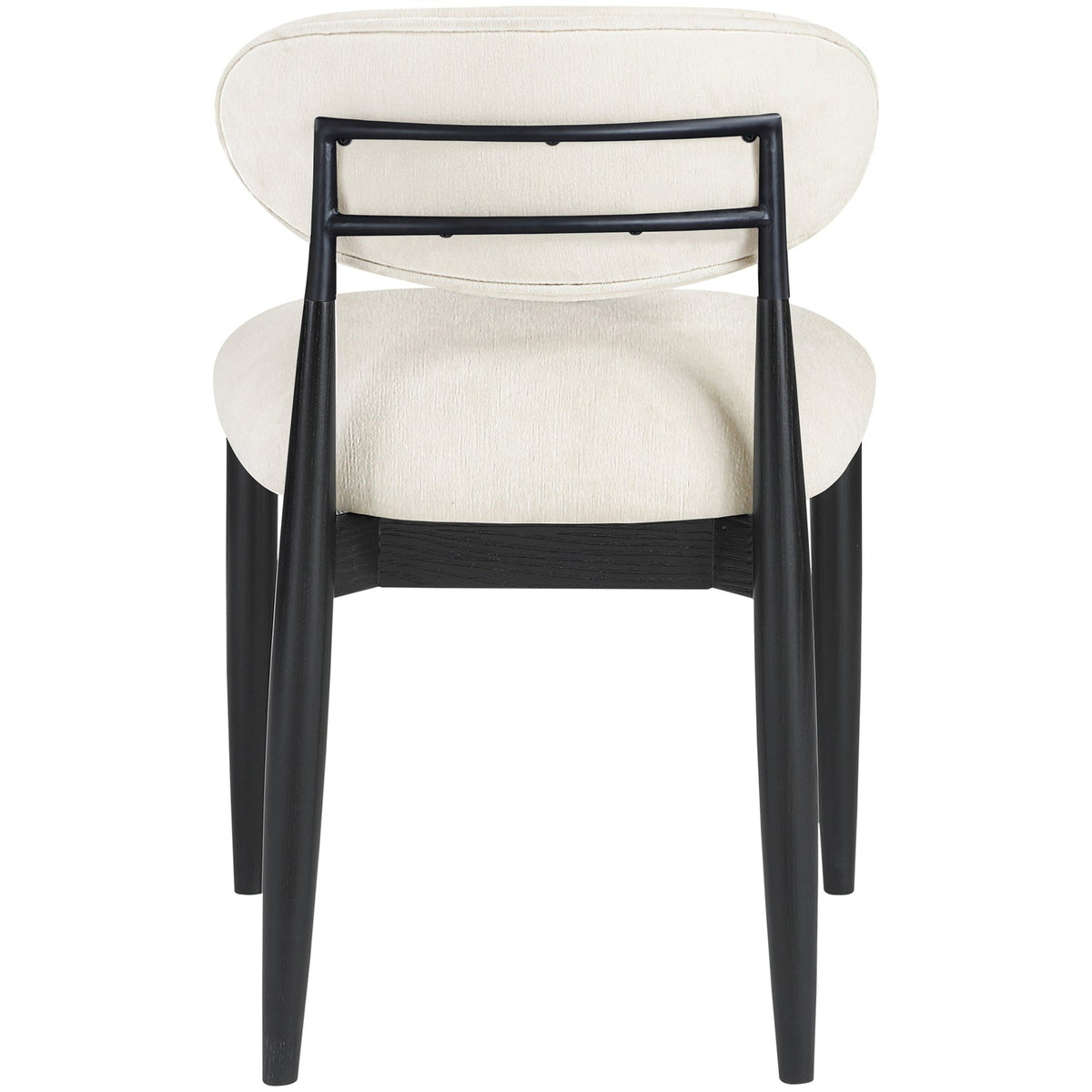 Riccio Beige Performance Fabric Upholstered Dining Side Chair Set of 2