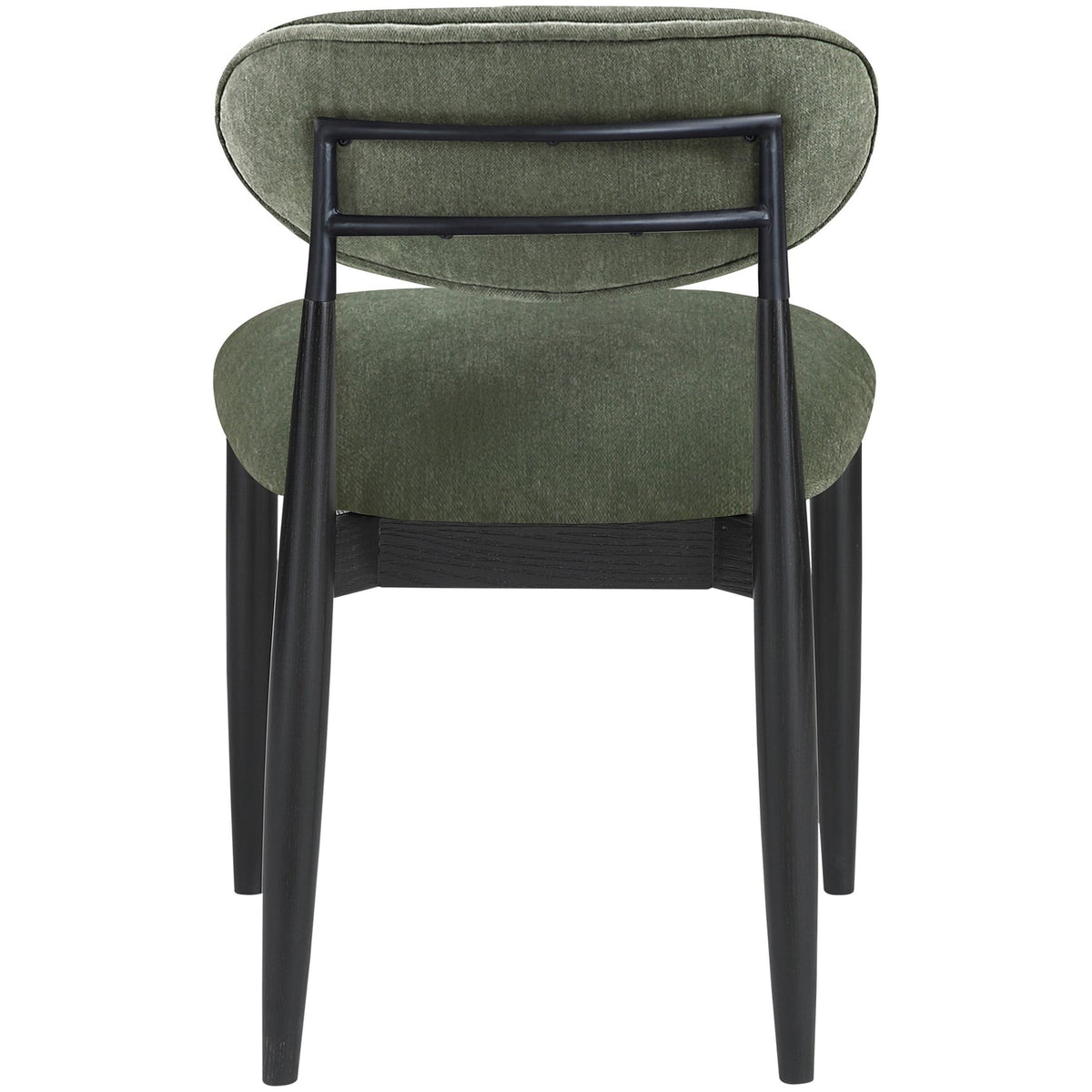 Riccio Olive Performance Fabric Upholstered Dining Side Chair Set of 2