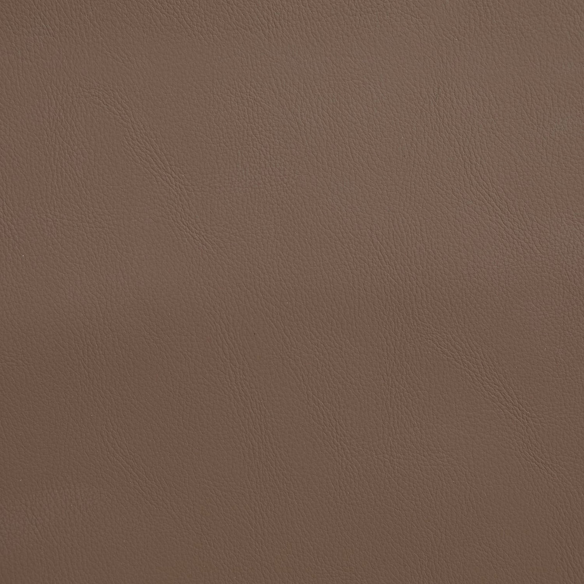 Riccio Brown Vegan Leather Upholstered Stool
