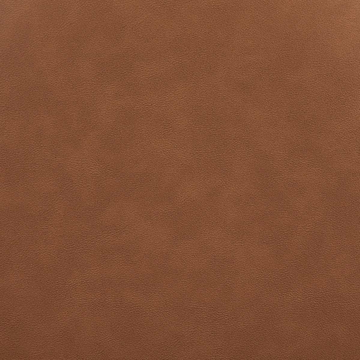 Riccio Cognac Vegan Leather Upholstered Stool