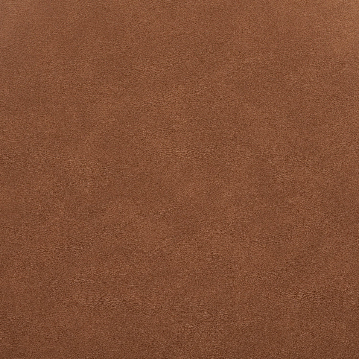 Riccio Cognac Vegan Leather Upholstered Stool
