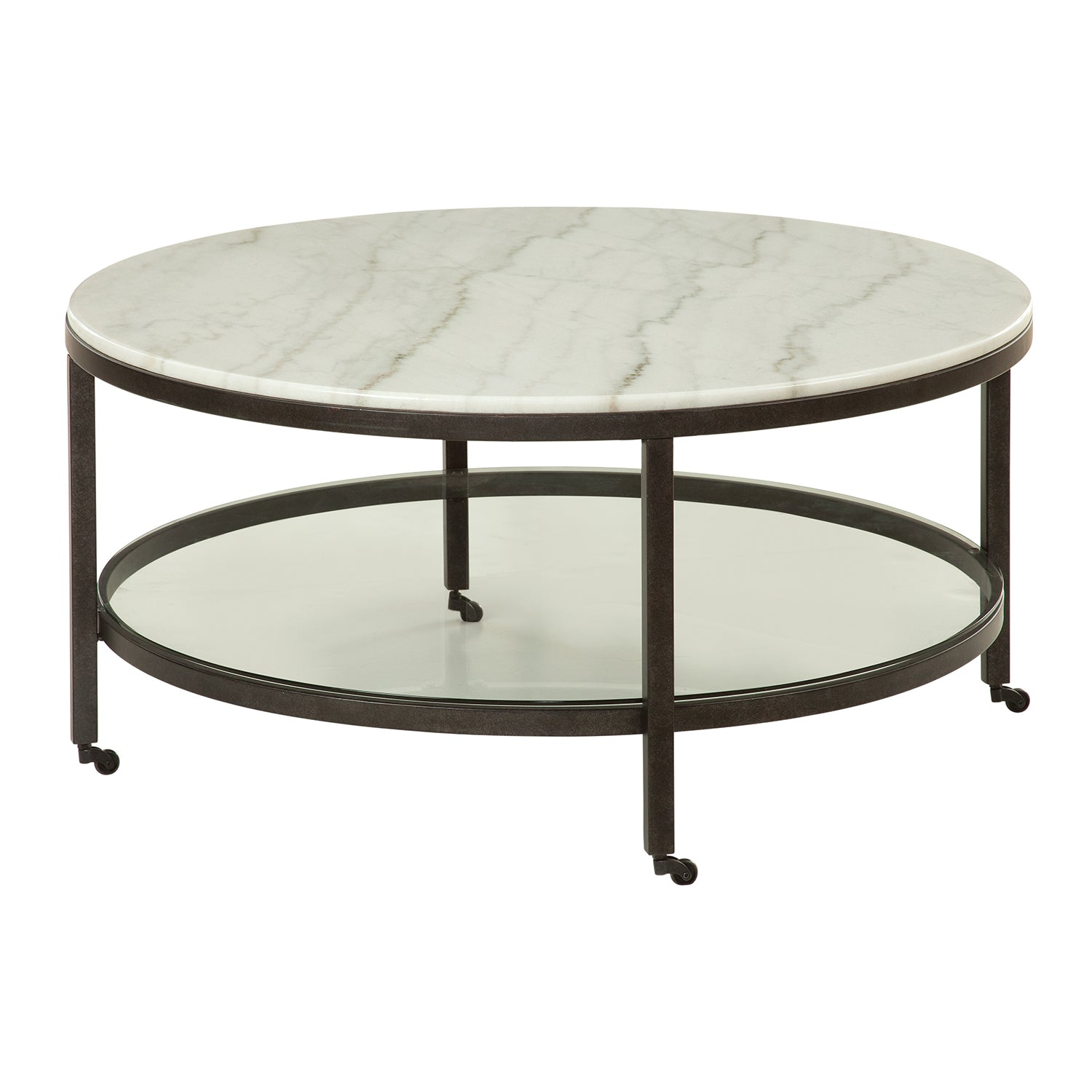 Bassett Mirror Whitman Round Cocktail Table