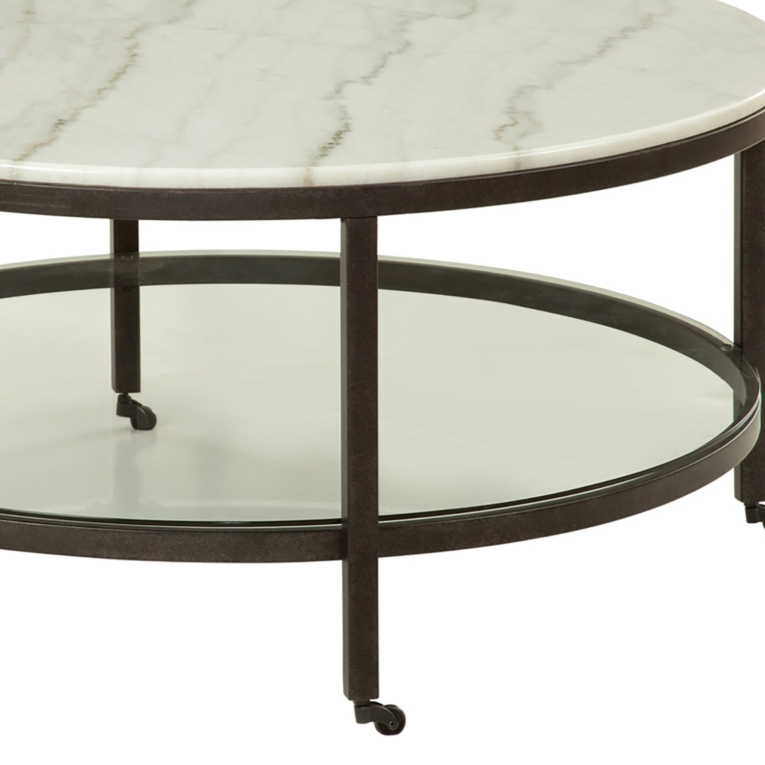 Bassett Mirror Whitman Round Cocktail Table