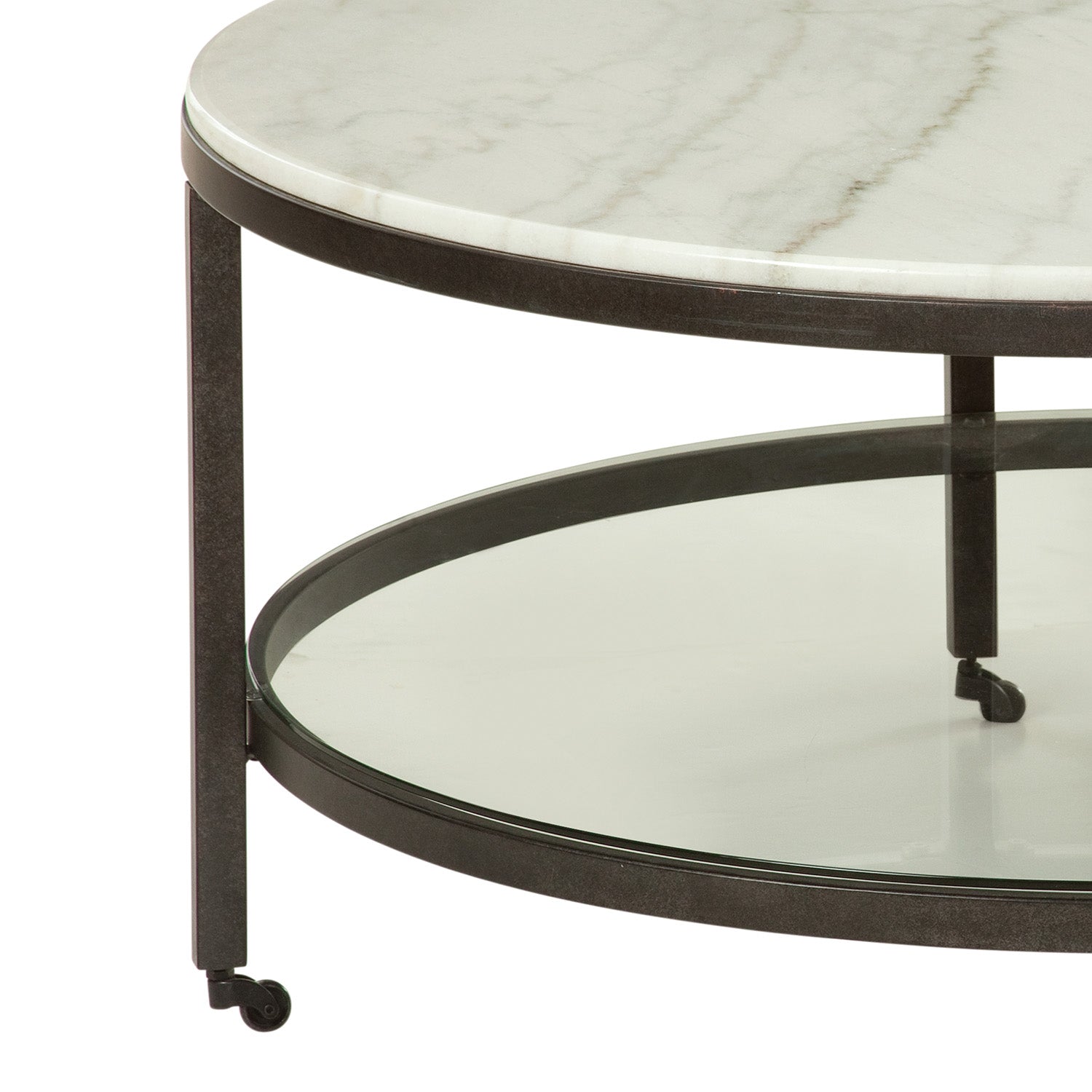 Bassett Mirror Whitman Round Cocktail Table