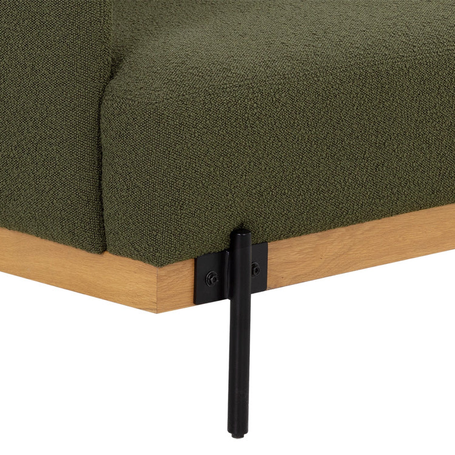 Sunpan Saul Copenhagen Olive Sofa