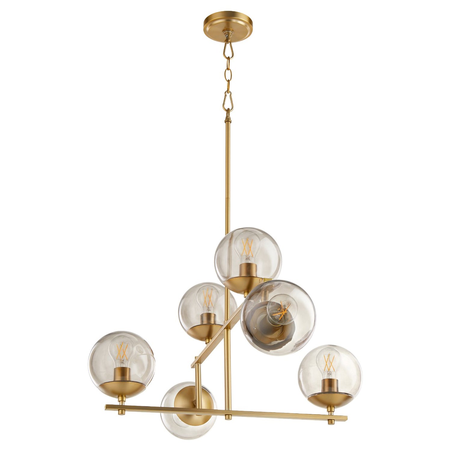 Cyan Design Edmonds Brass Chandelier