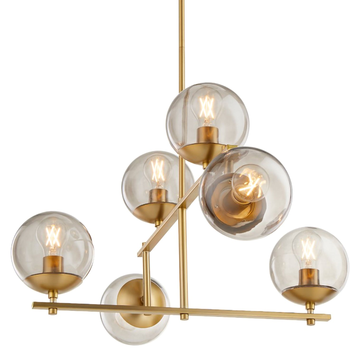 Cyan Design Edmonds Brass Chandelier