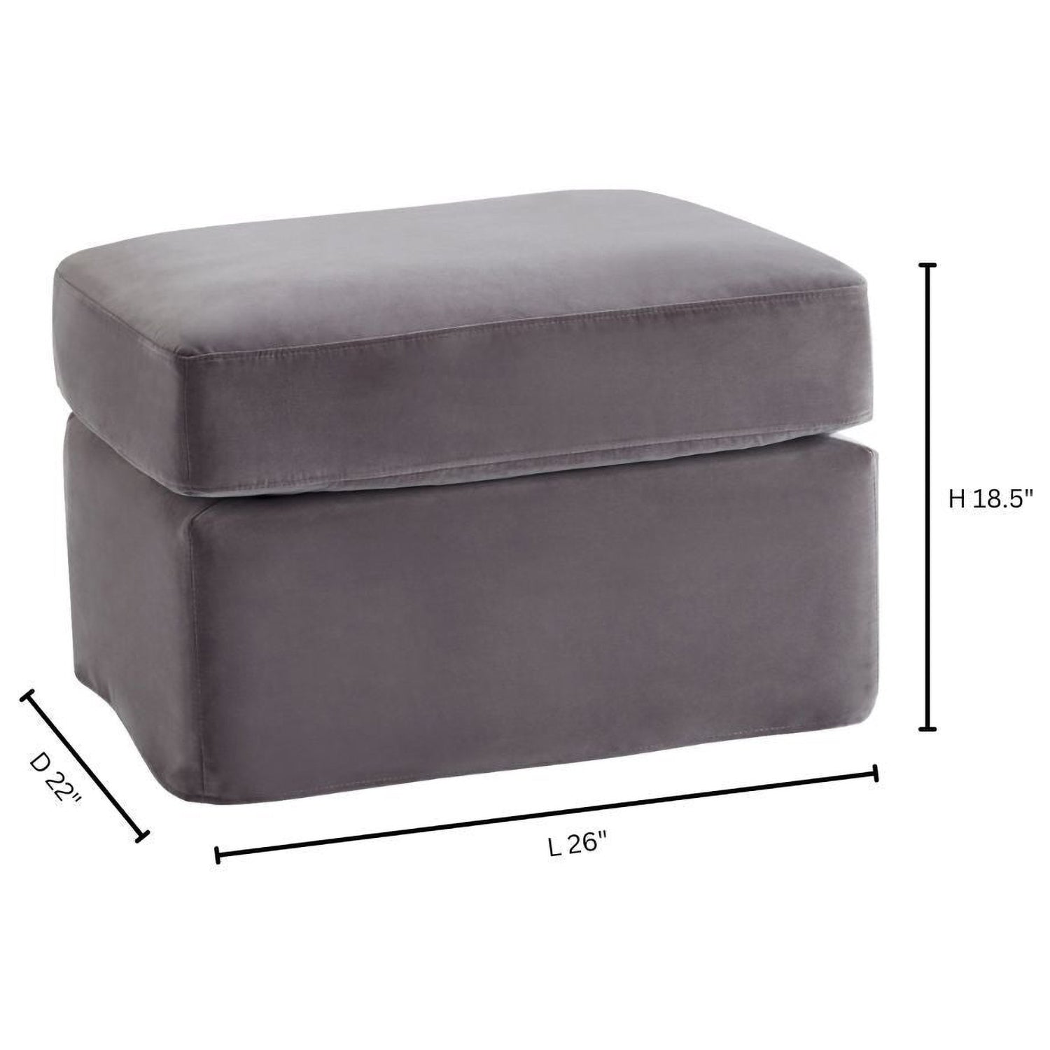 Cyan Design Sovente Ottoman