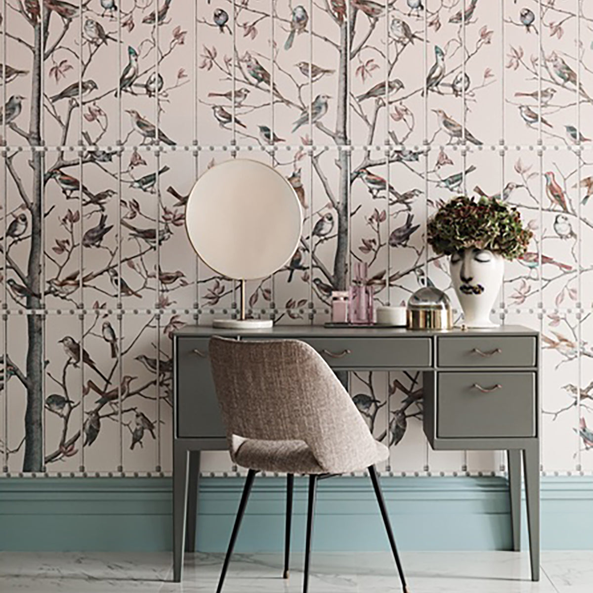 Cole & Son Fornasetti Uccelli Mural Wallpaper