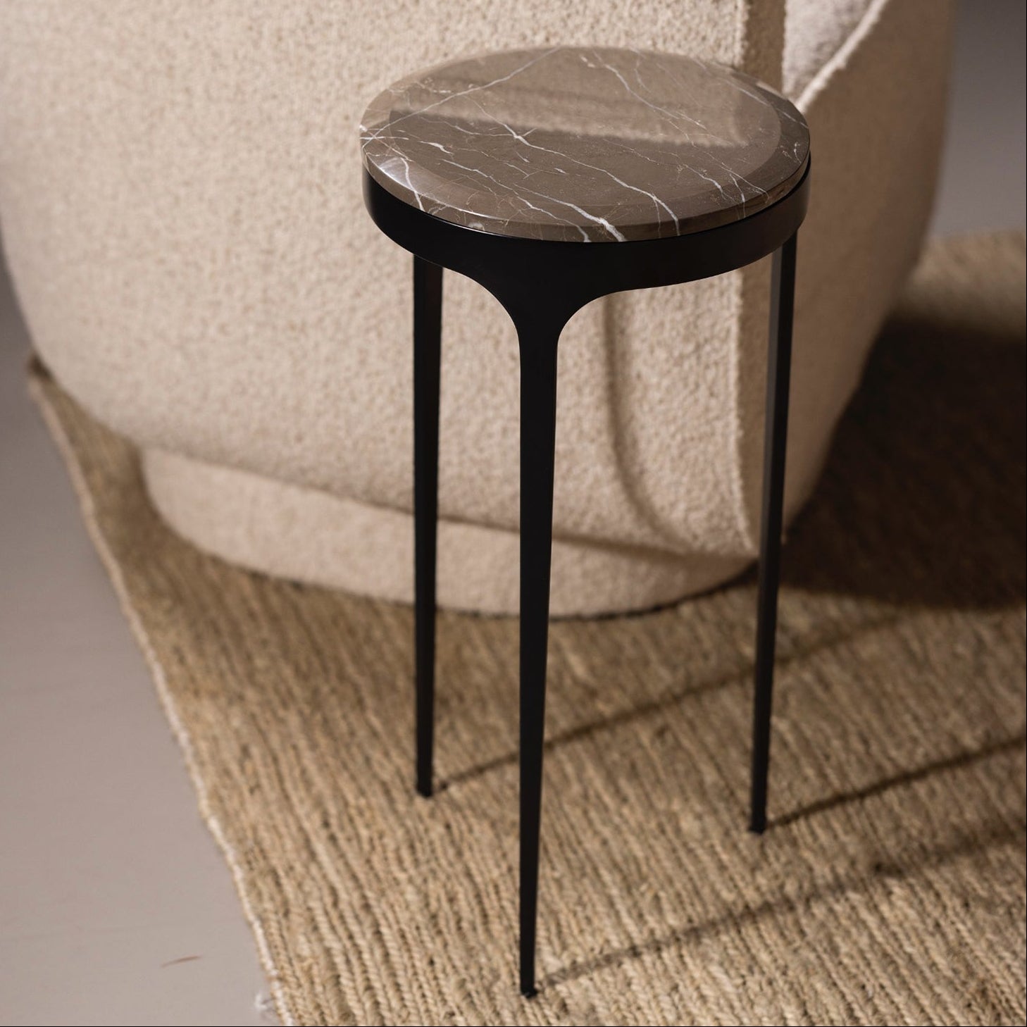 Interlude Home Camilla Terra Brown Drink Table