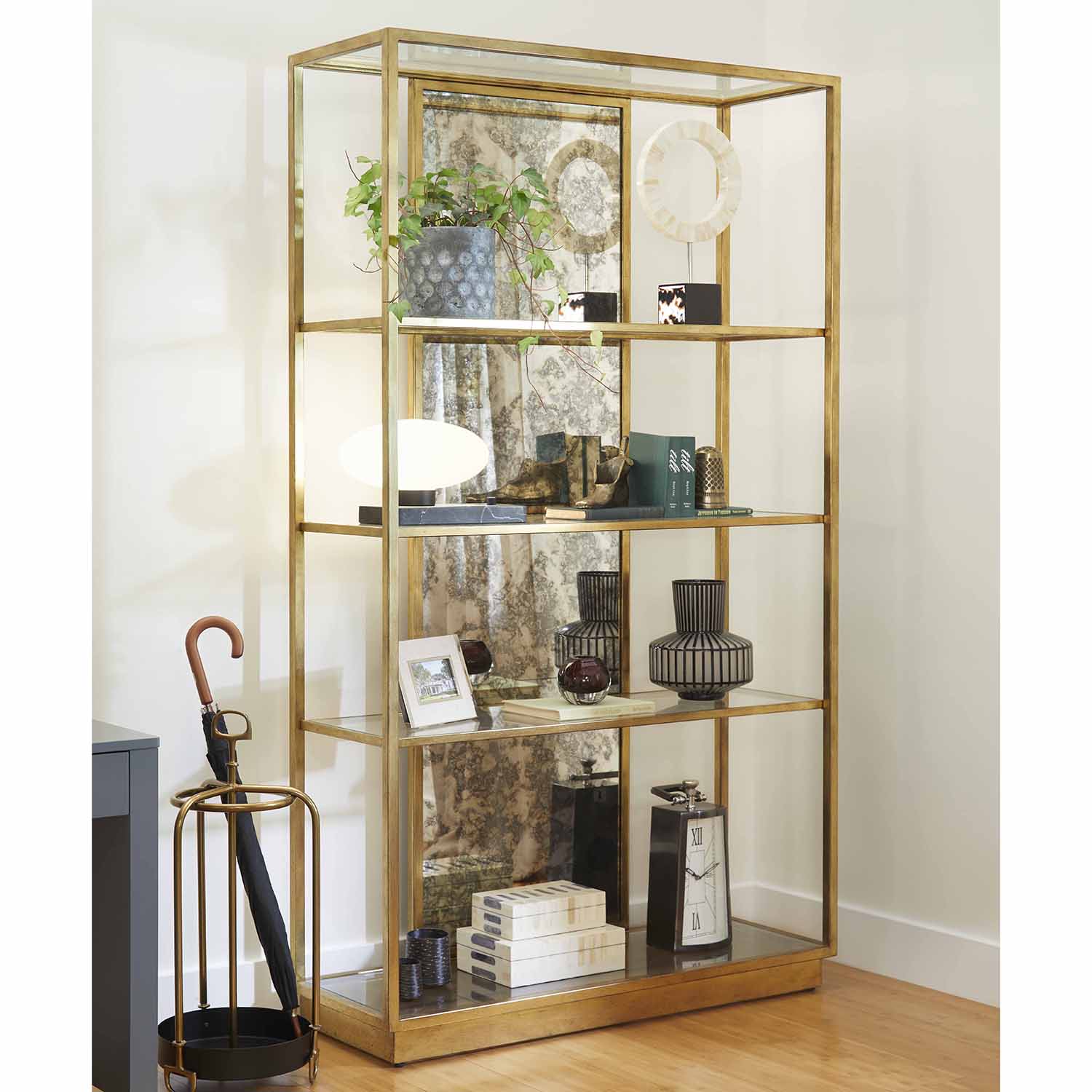 Cyan Design x J Kent Martin Antique Mirrored Galss Etagere