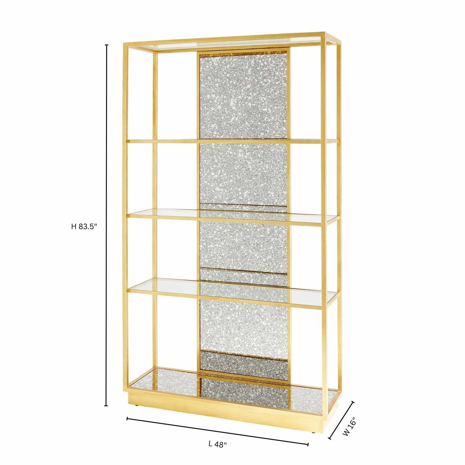 Cyan Design x J Kent Martin Antique Mirrored Galss Etagere