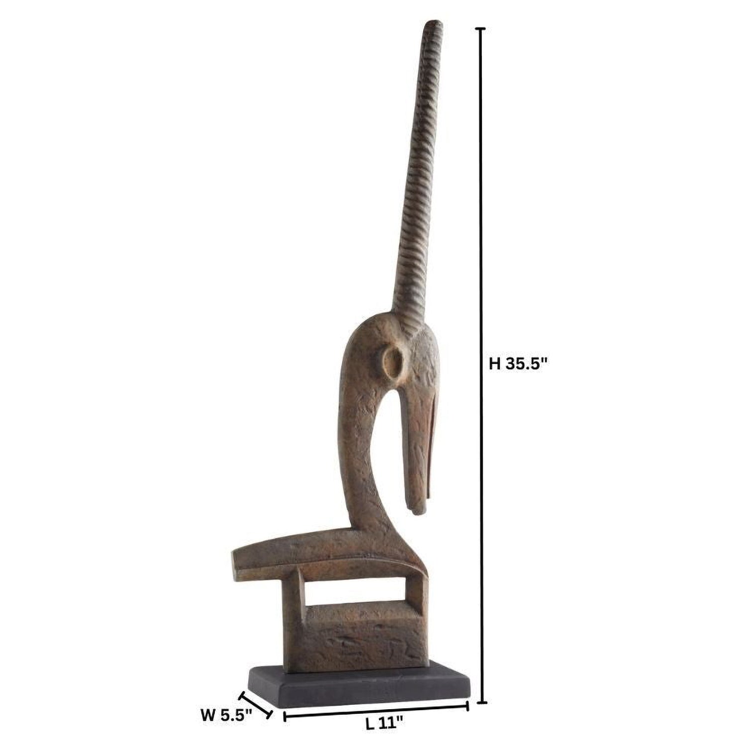 Cyan Design Springbok Chi Wara Sculpture