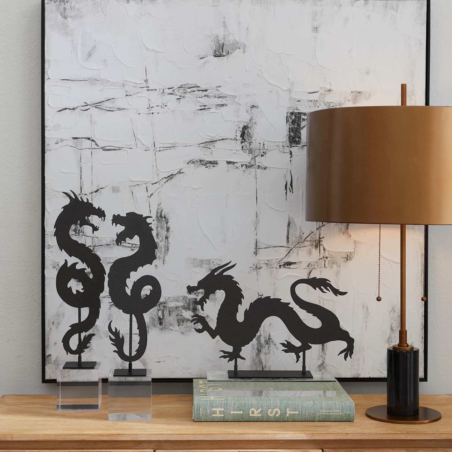 Cyan Design x J Kent Martin Haku Dragon Sculpture