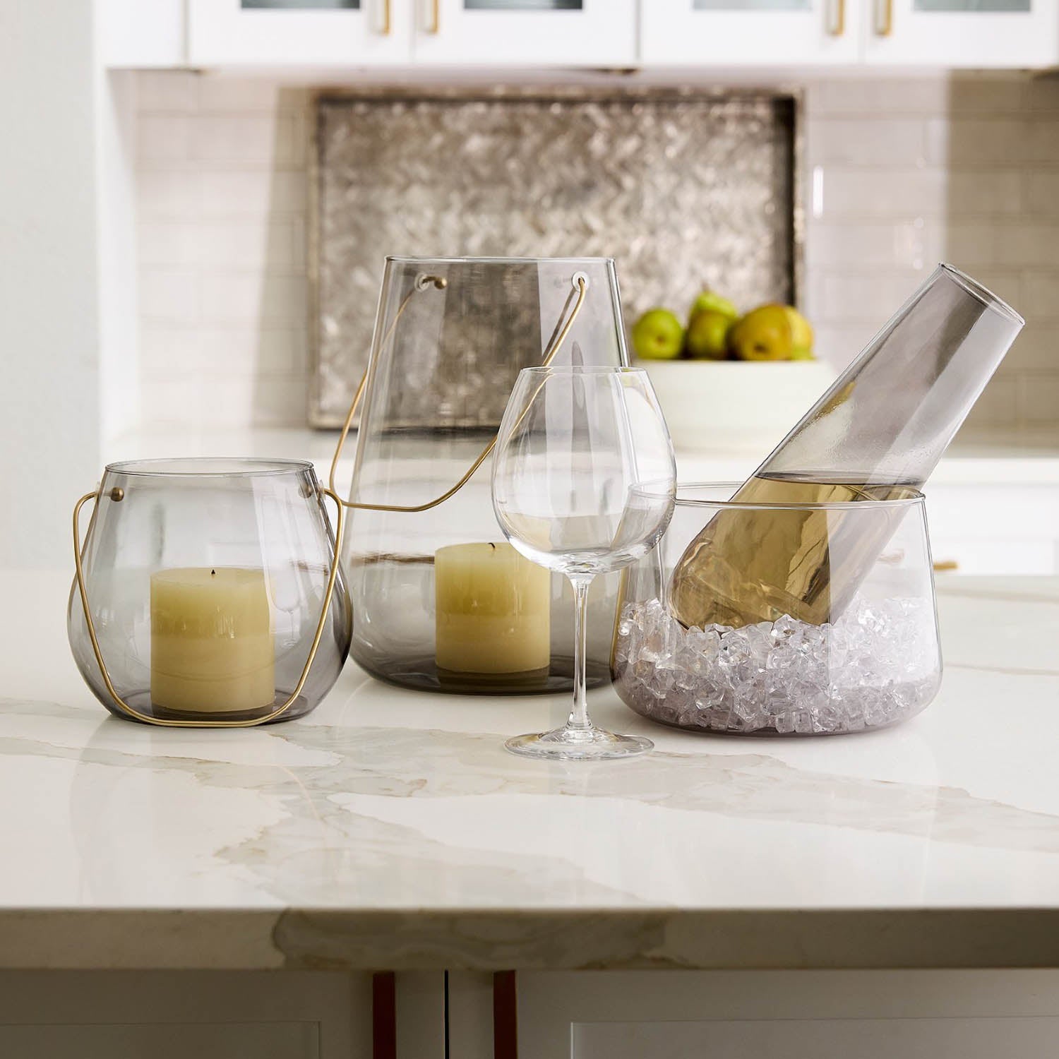 Cyan Design x Thom Filicia Water Drop Carafe & Bowl