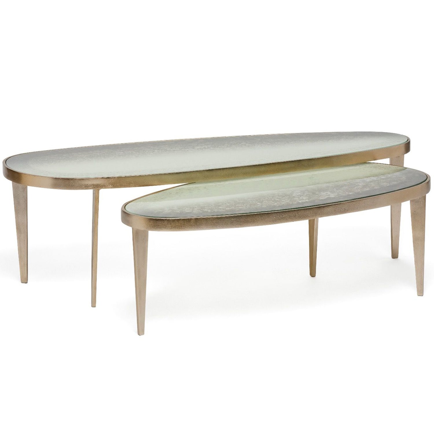 Interlude Home Jan Oval Cocktail Table