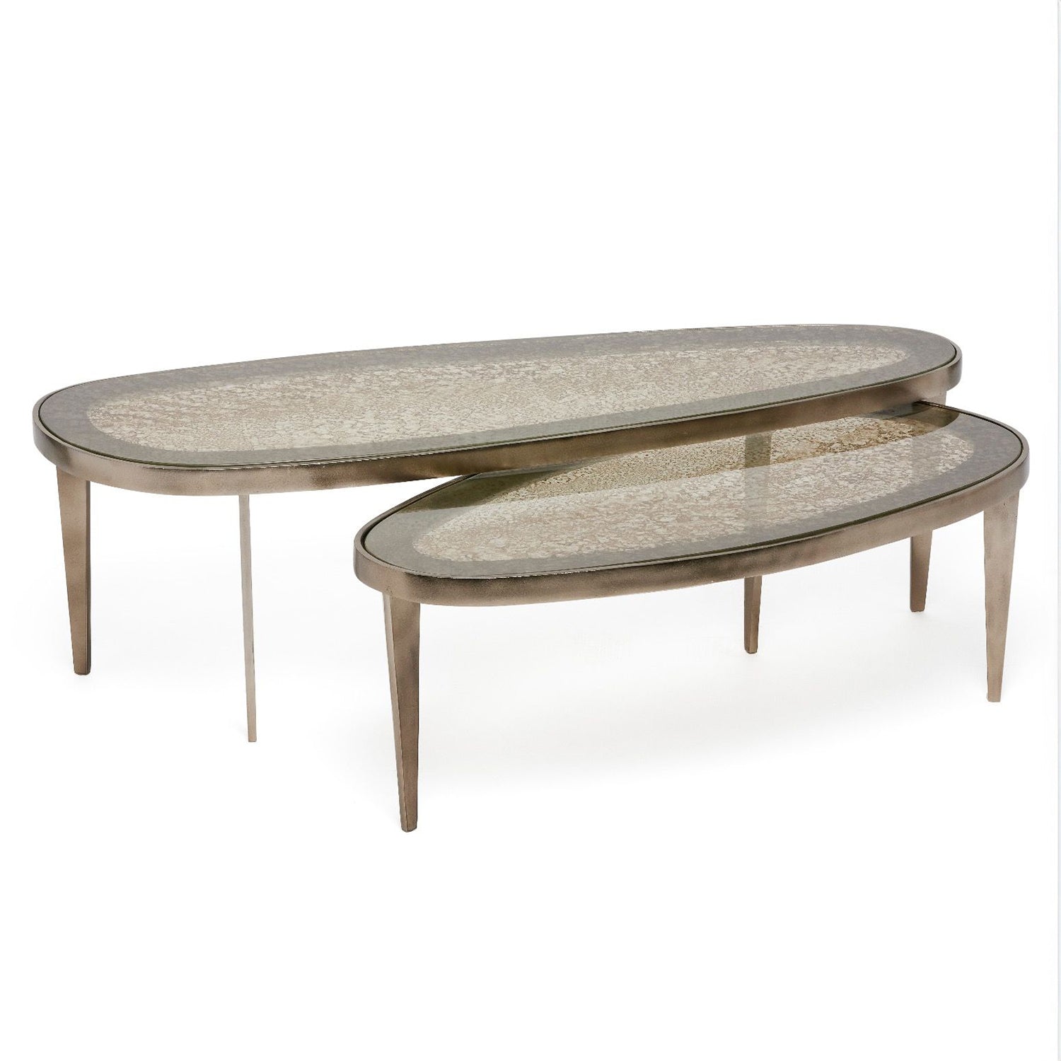 Interlude Home Jan Oval Cocktail Table