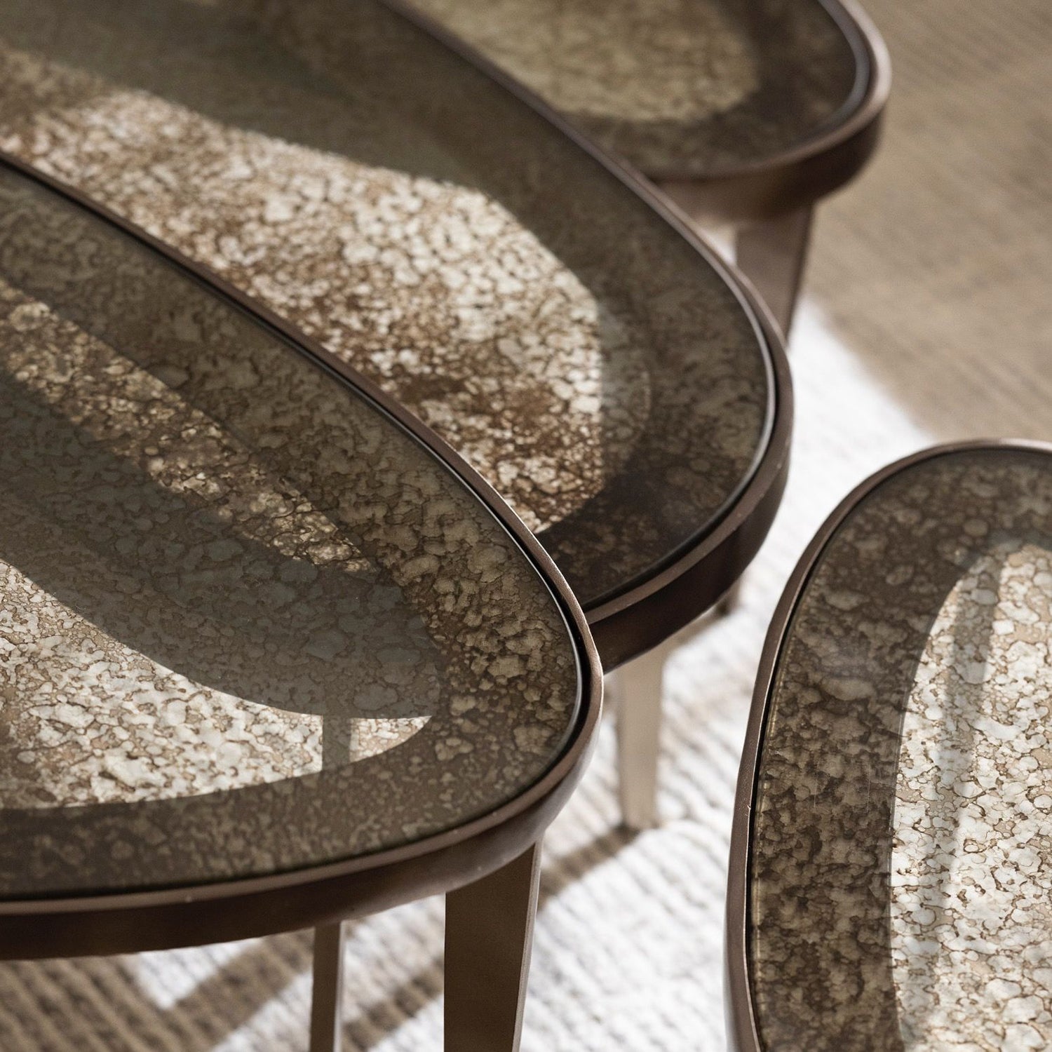 Interlude Home Jan Oval Cocktail Table